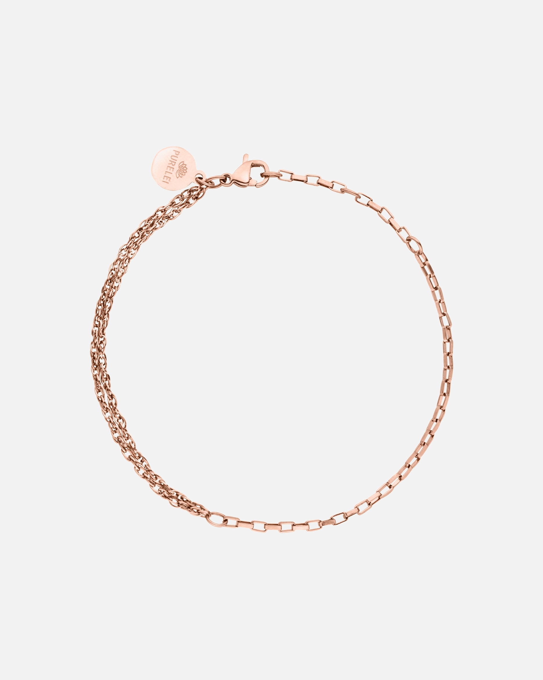 Braccialetto di Femmina Purelei Kumu O Mix Bracciale 100% acciaio inossidabile Oro rosa