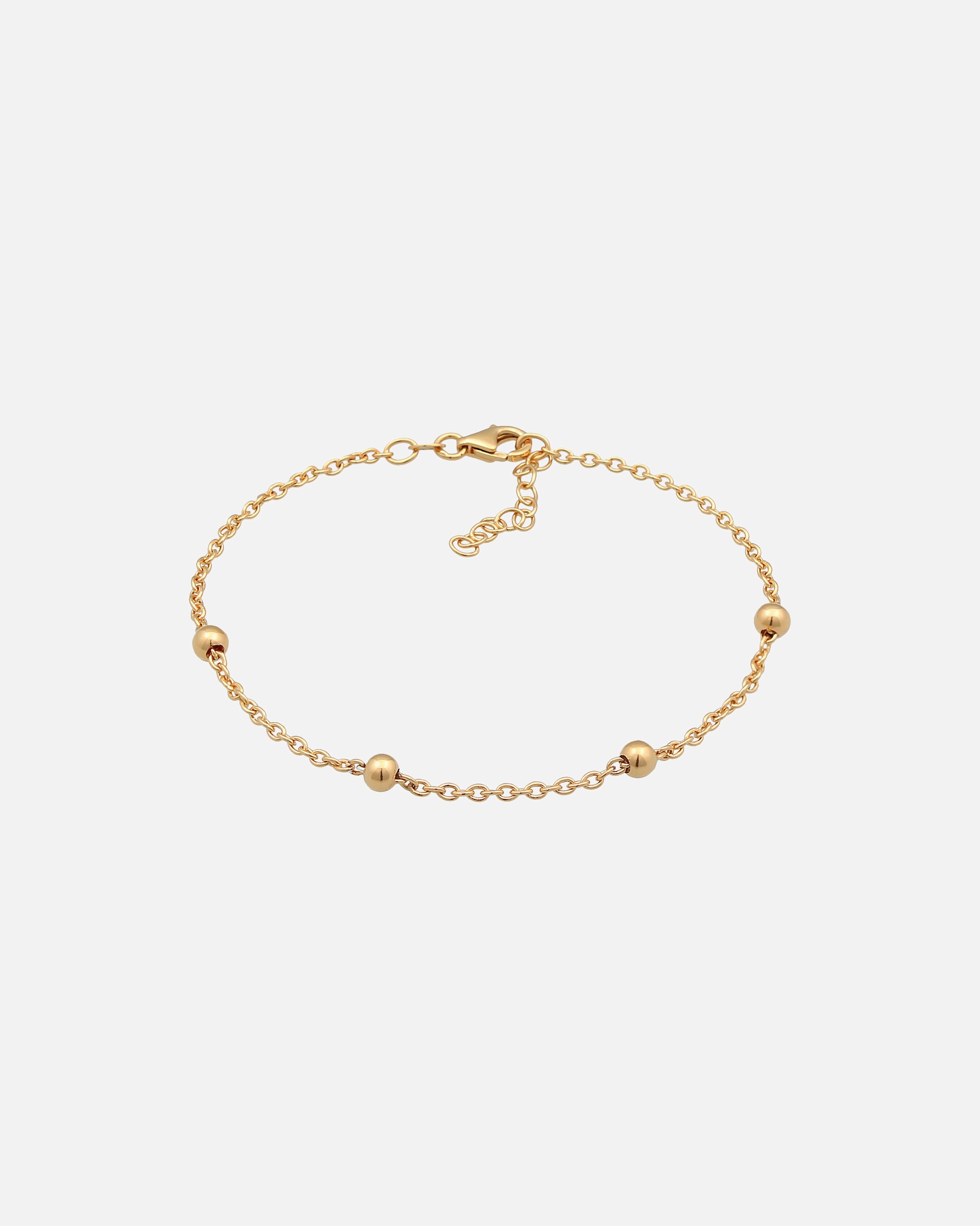 Braccialetto di Femmina Elli Sfera di base in argento sterling 925 goldfarben