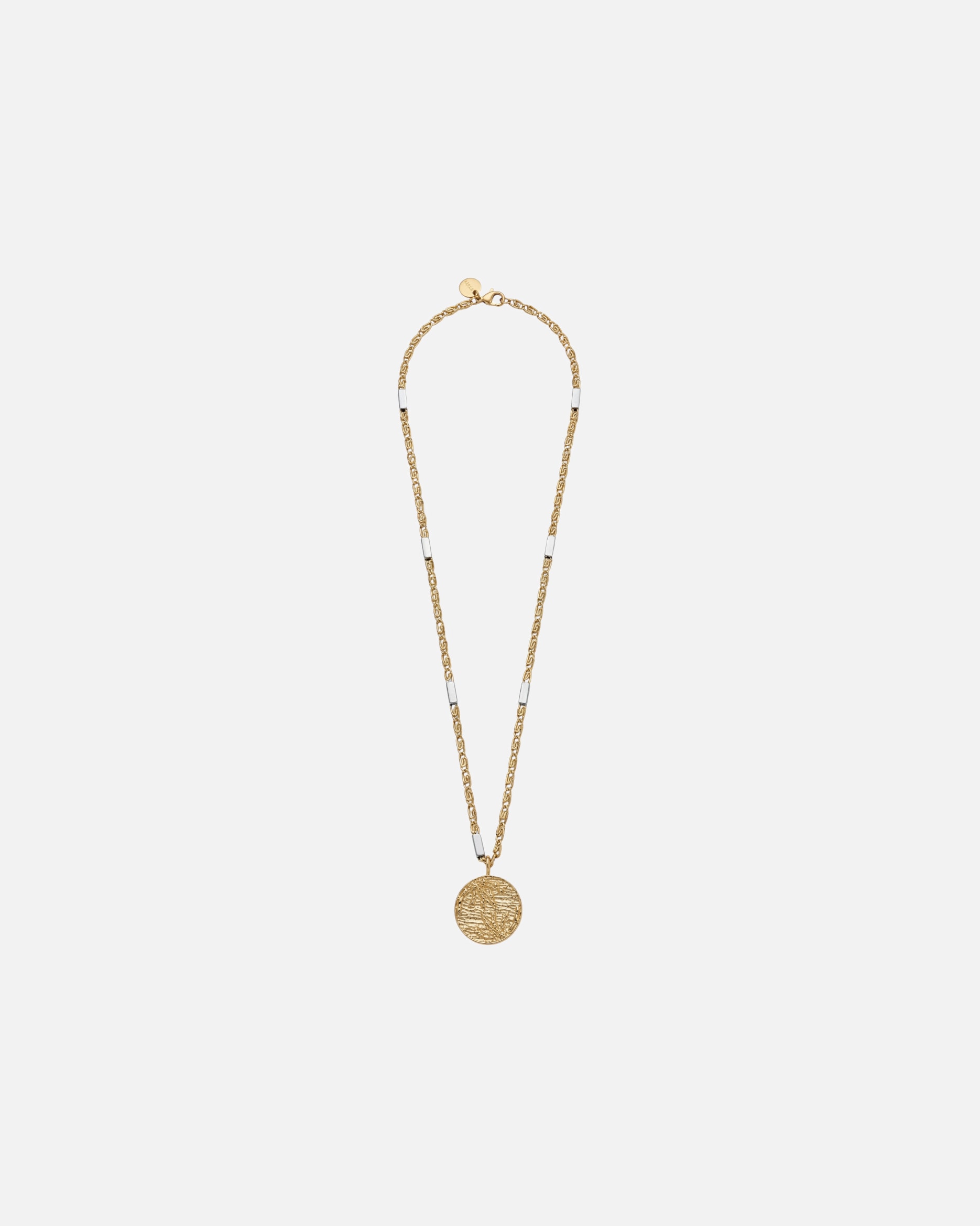 Collana di Unisex Purelei Palm Coin Collana 100% acciaio inossidabile Oro