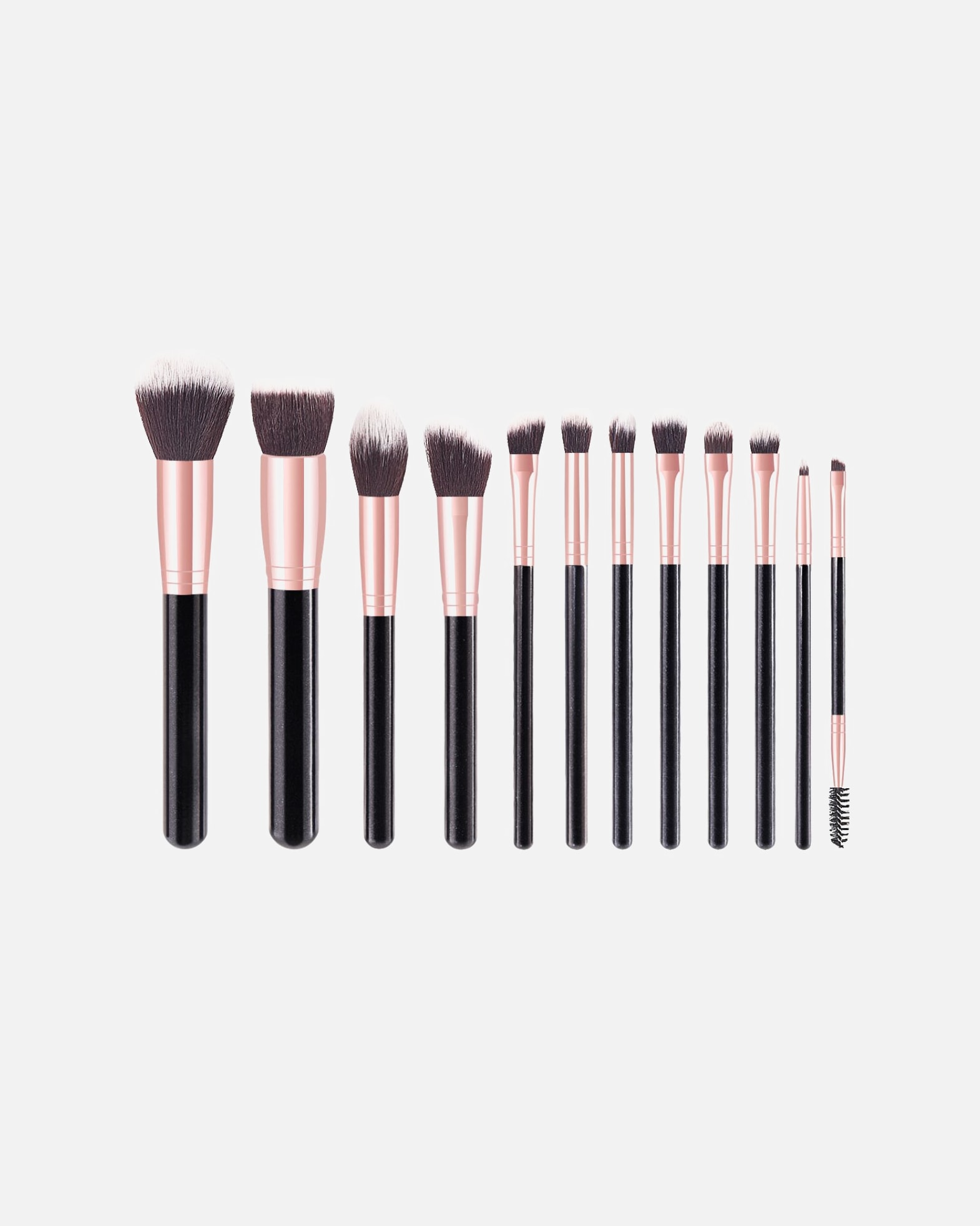 Set Pennelli di Unisex Set di pennelli da trucco Rose Crush Oro rosa / Nero