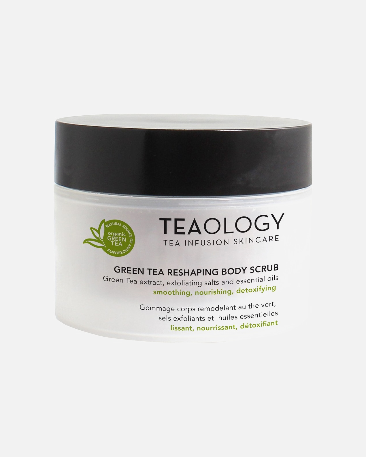Peeling corpo di Femmina Teaology Scrub corpo rimodellante al tè verde 380 g