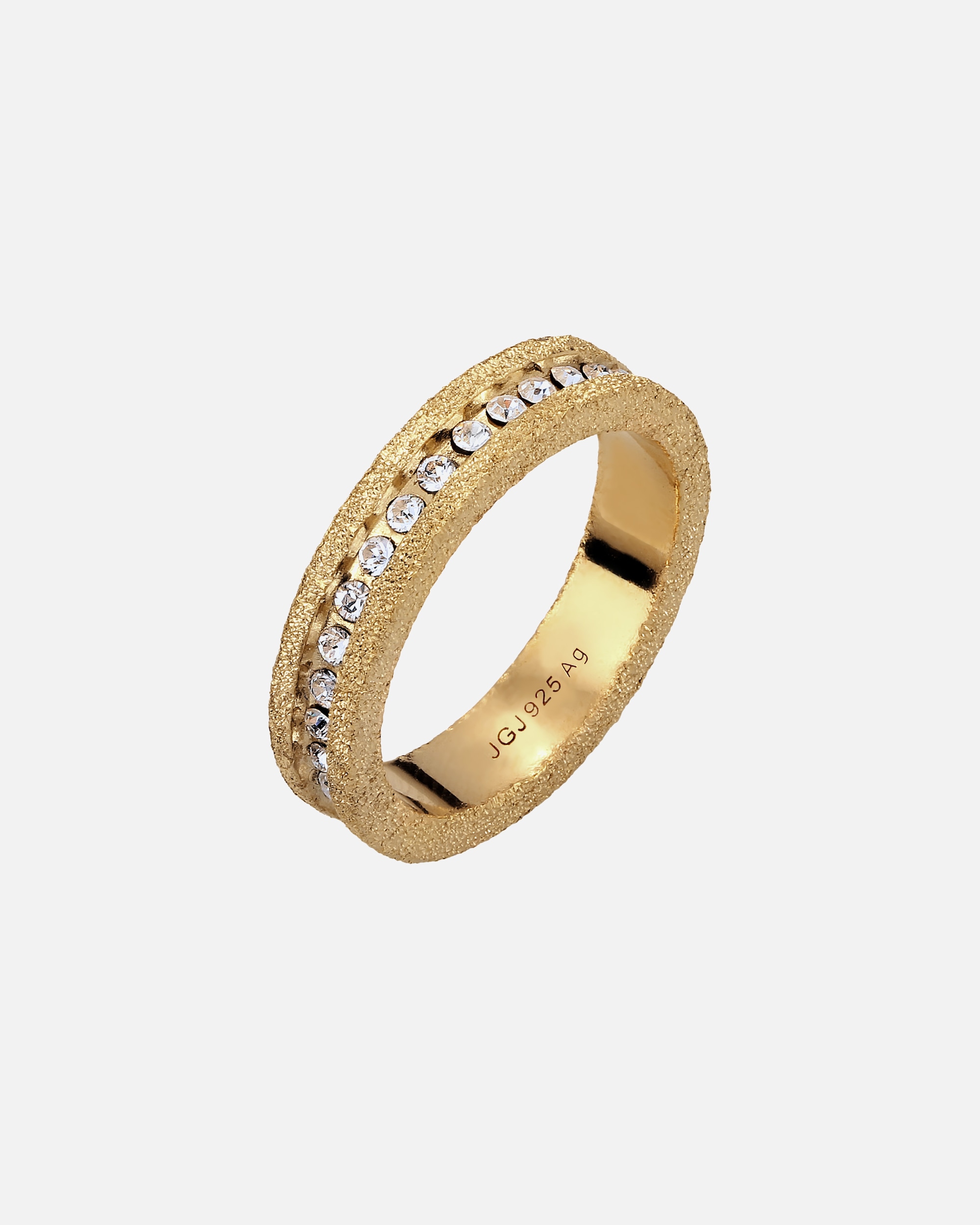 Anello di Femmina Elli Anello con Swarovski Cristalli Bianco 925 Sterling Silver 52