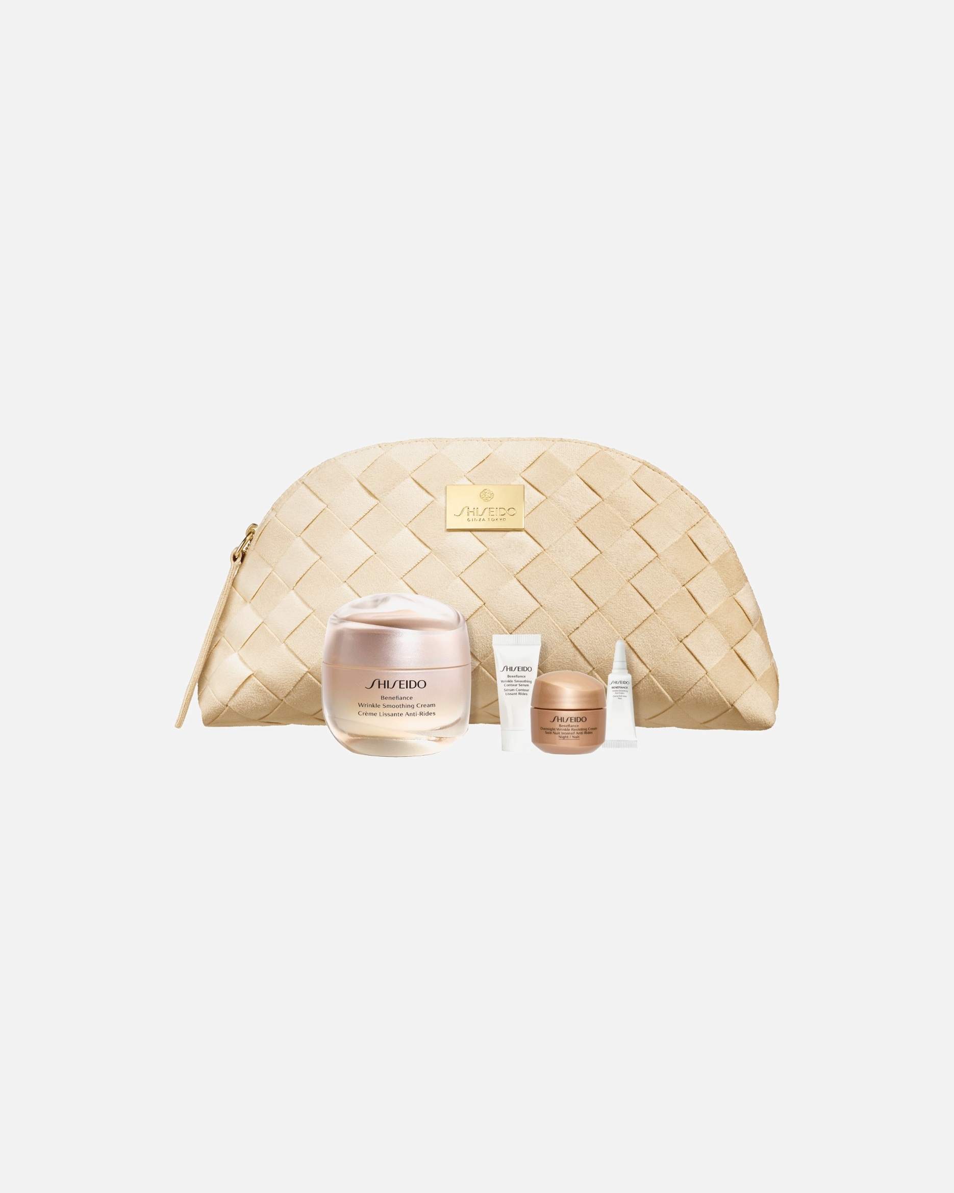 Set cura del viso di Unisex SHISEIDO Benefiance Cofanetto Antirughe Pouch Set 1 pezzo