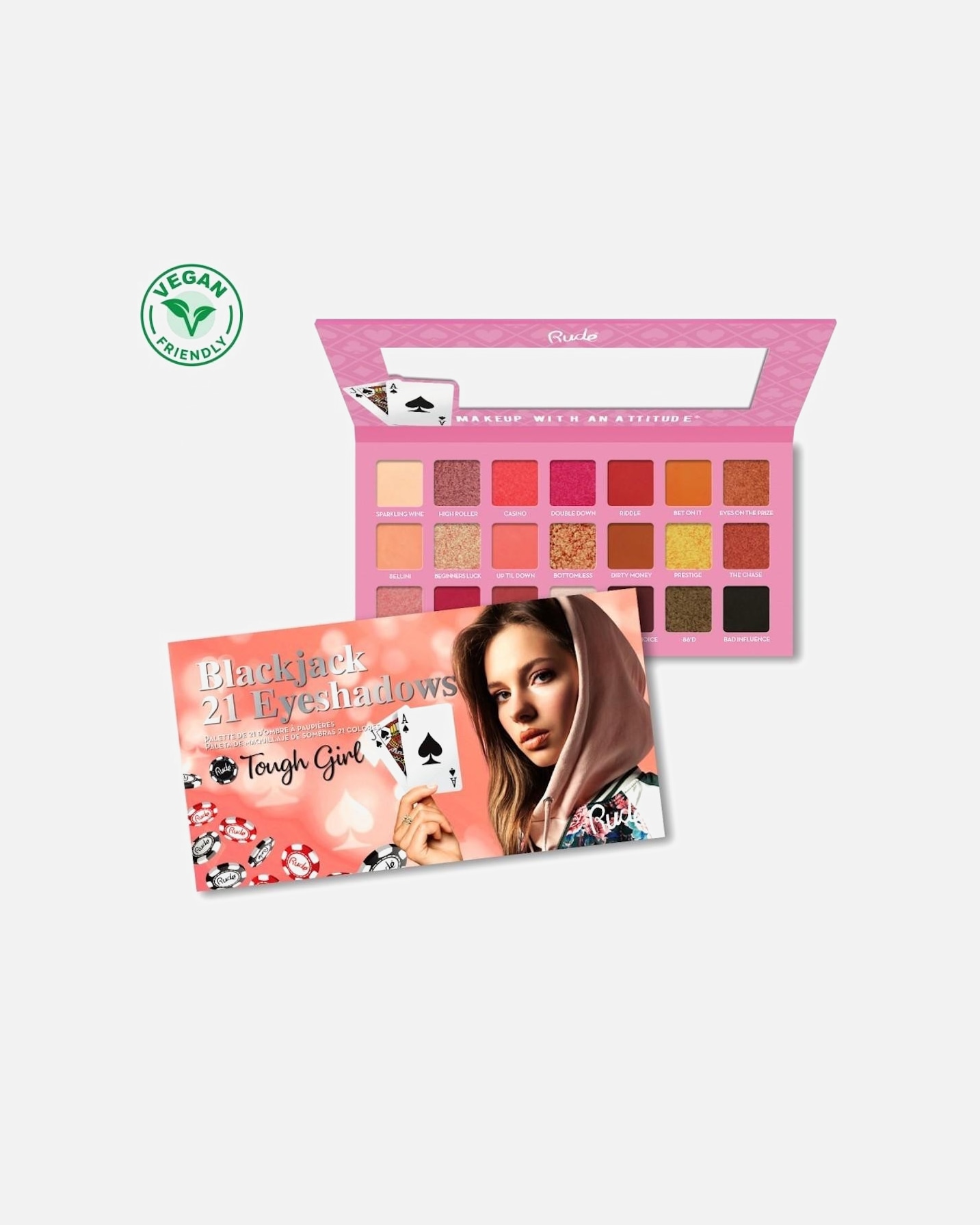 Ombretto di Unisex Rude Cosmetics MULTI