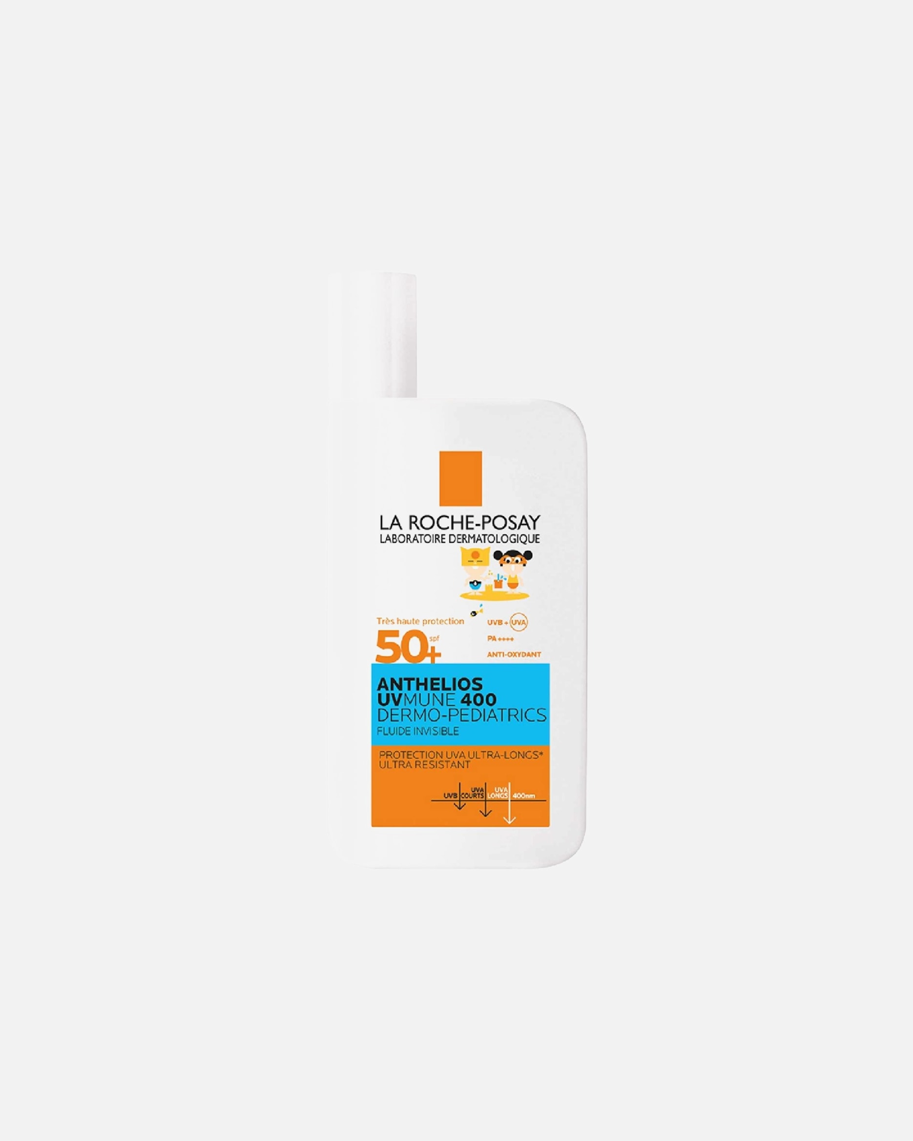 Crema solare di Unisex La Roche Posay Anthelios Fluido UVMune Dermo-Pediatrics Invisibile SPF 50+ 50 ml