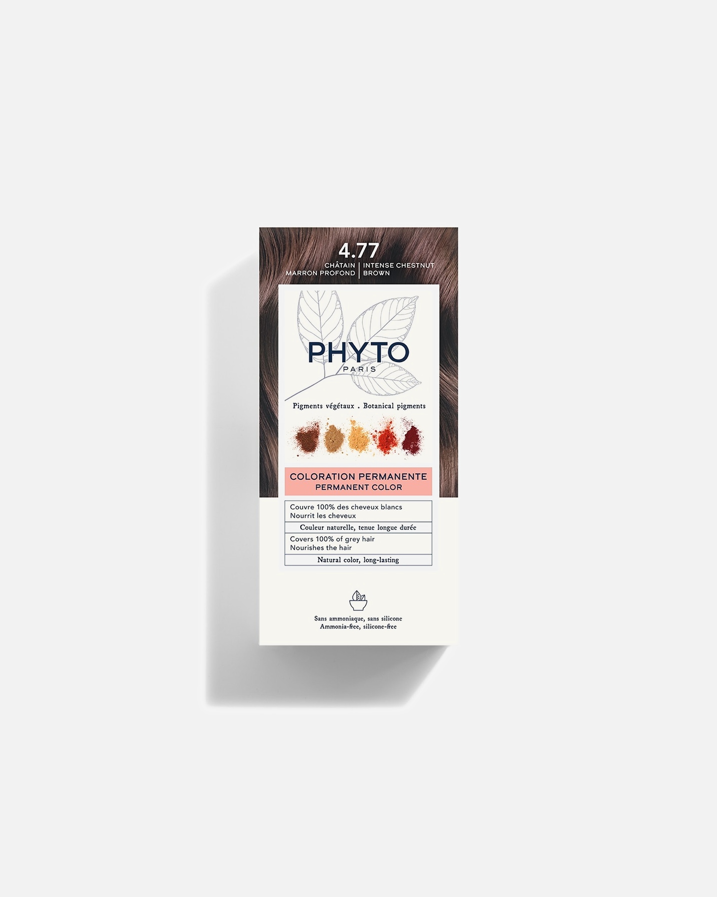Colorazione capelli di Unisex Phyto Phytocolor 4 77 - CHESTNUT BROWN