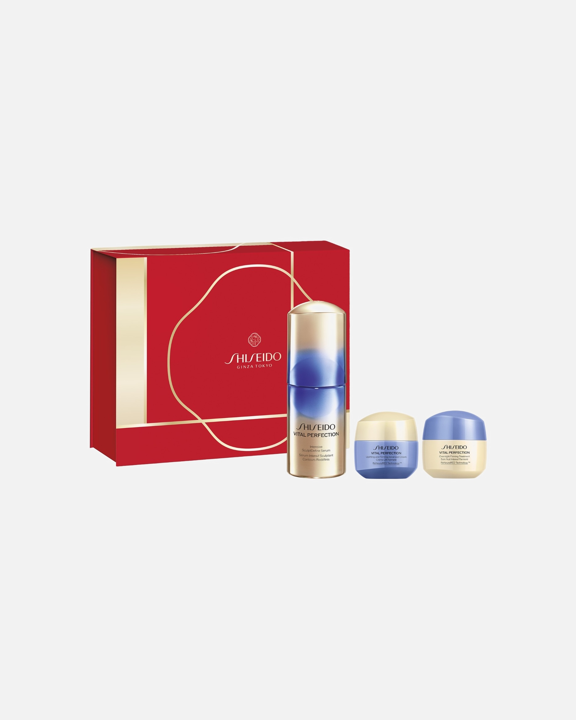 Set cura del viso di Unisex SHISEIDO Vital Perfection Cofanetto Serum Holiday Kit 1 pezzo