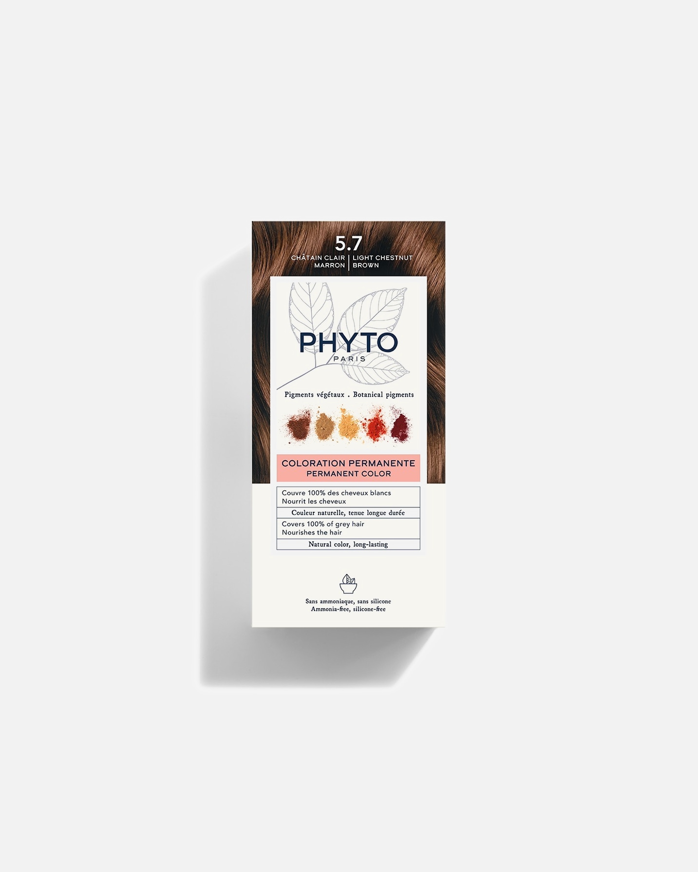 Colorazione capelli di Unisex Phyto Phytocolor 5 7 - BRIGHT CHESTNUT BROWN