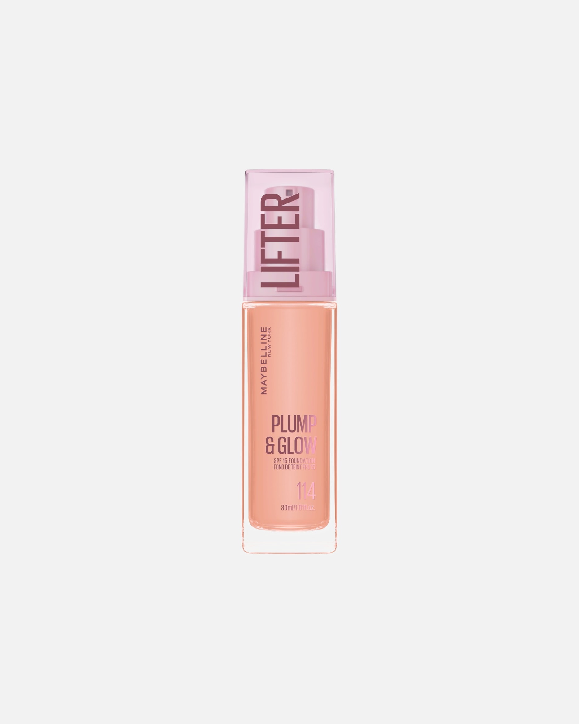 Fondotinta di Unisex MAYBELLINE NEW YORK Lifter Plump & Glow 114