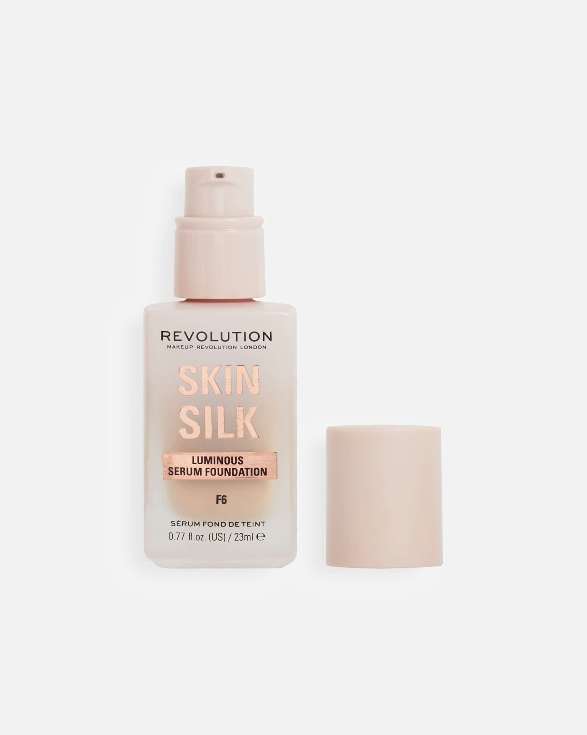 Fondotinta di Unisex Revolution Revolution Skin Silk Serum Foundation F8.5 F6