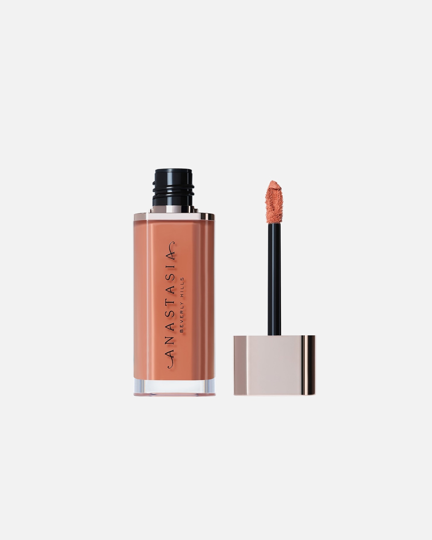 Rossetto di Unisex Anastasia Beverly Hills Lip Velvet - Mousse per labbra vellutata Peach Amber