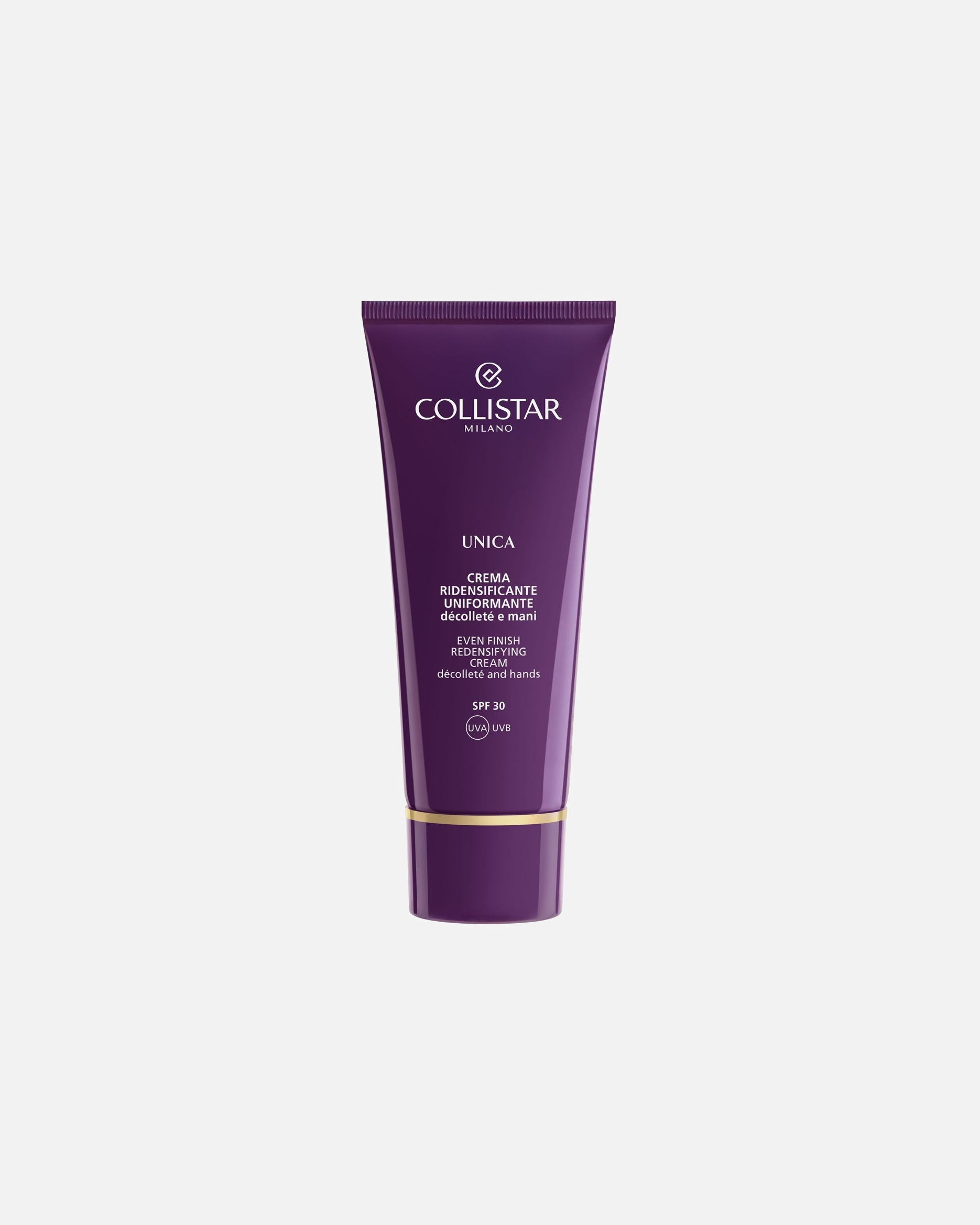 Cura anti-age di Unisex Collistar UNICA CREMA RIDENSIFICANTE UNIFORMANTE DÉCOLLETÉ E MANI 75 ml