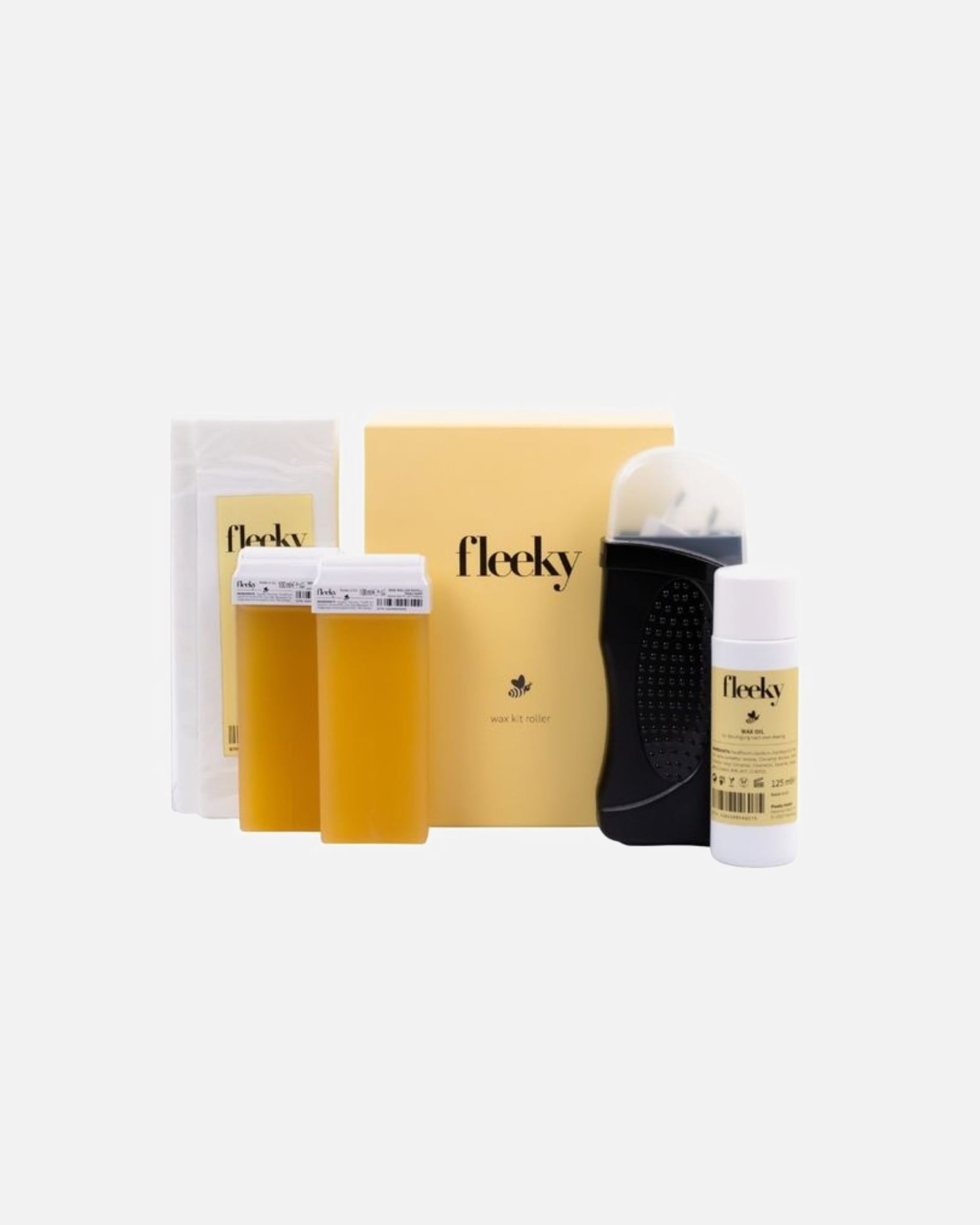 Cofanetto cura del corpo di Unisex fleeky Wax Kit Roller 1 pezzo