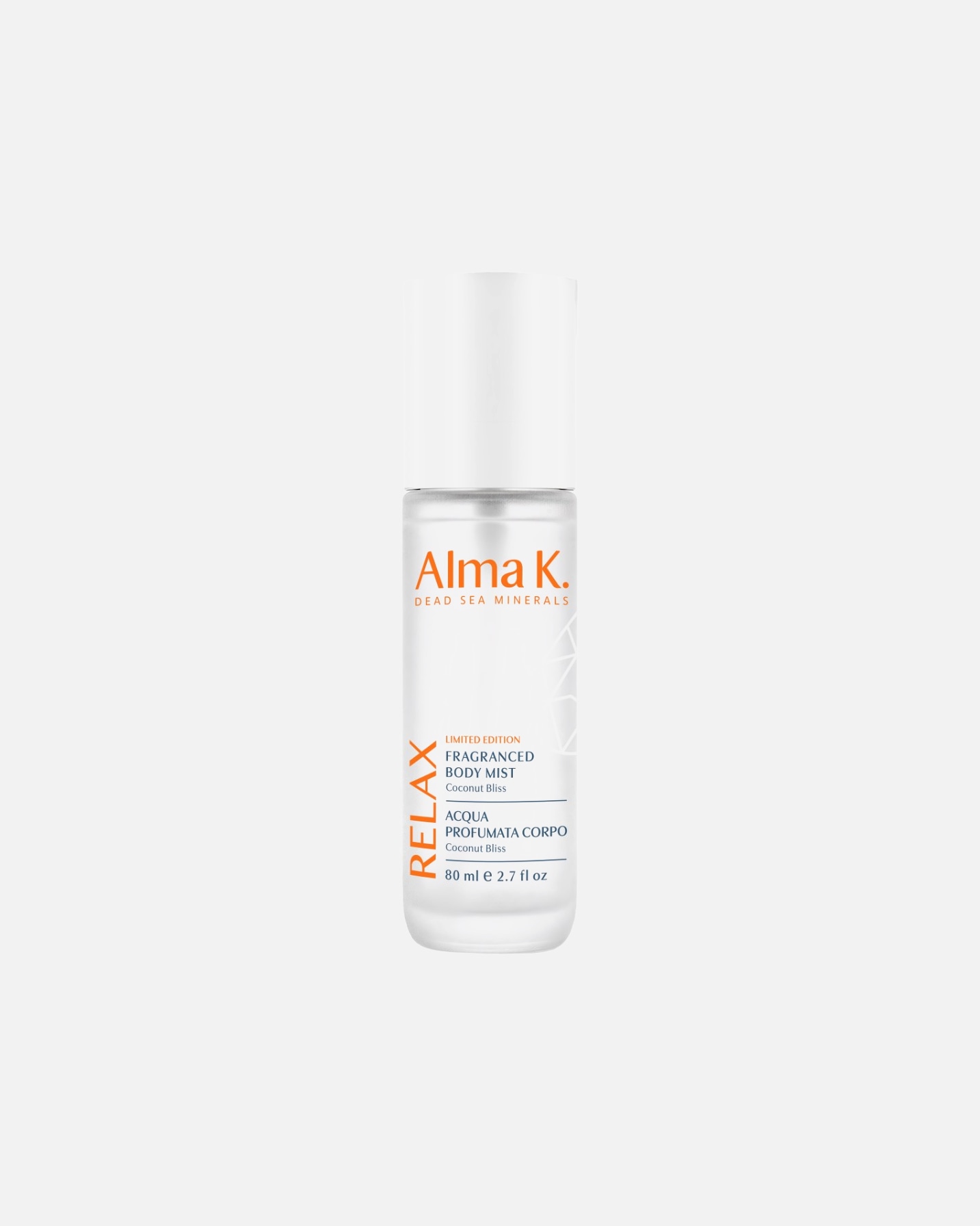 Spray corpo di Unisex Alma K Coconut Bliss Acqua profumata corpo 80 ml