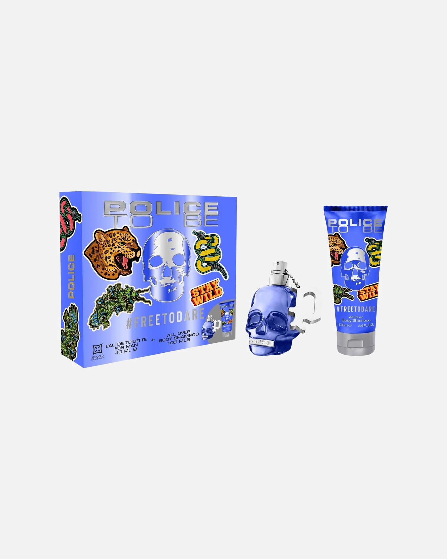 Set di fragranze di Maschio Police #FREETODARE Man Gift Set 1 pz.
