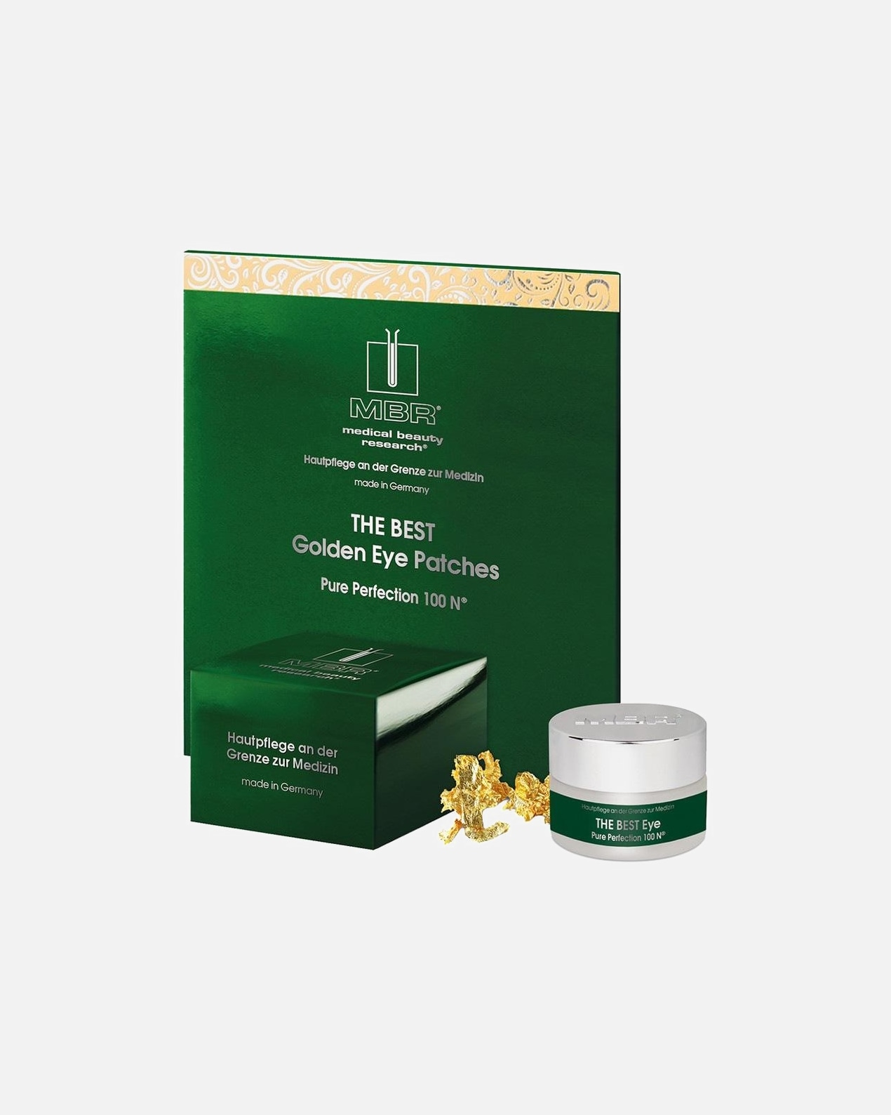 Crema occhi di Unisex MBR Medical Beauty Research Pure Perfection 100 THE BEST Cerotti occhi dorati PU 5 set á 3ml vasetto The Best Eye1 coppia cerotti occhi oro 24 K THE BEST Cerotti occhi dorati PU 5 set á 3ml vasetto The Best Eye1 coppia cerotti occhi oro 24 K
