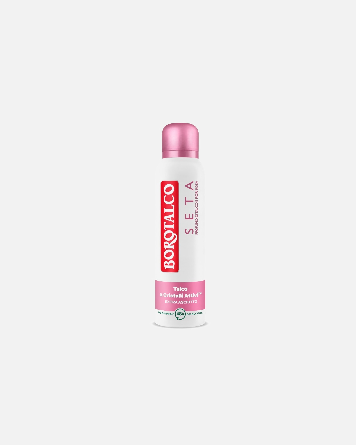 Deodorante di Unisex Borotalco Deodorante spray seta talco e fiori rosa 150 ml