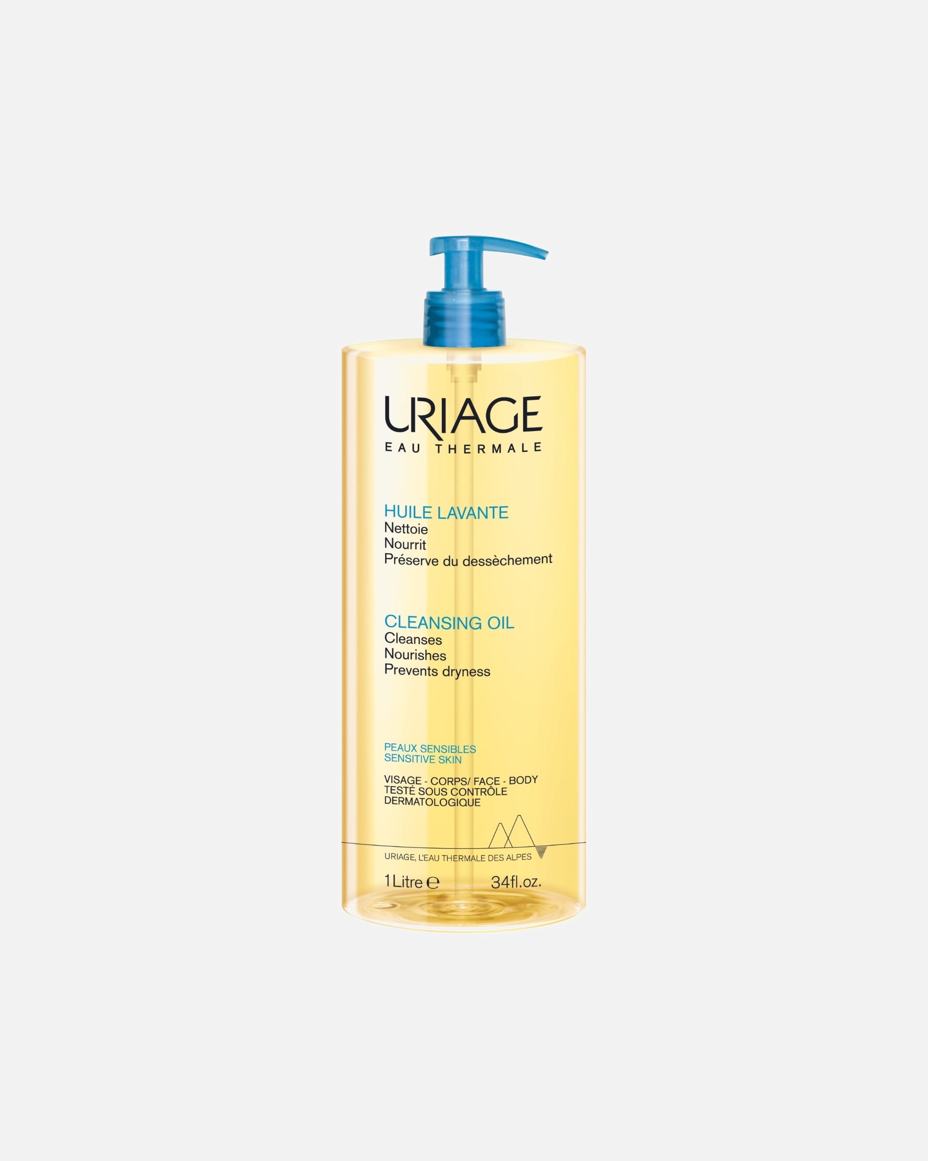Olio detergente viso di Unisex URIAGE EAU THERMALE Huile Lavante 1000 ml