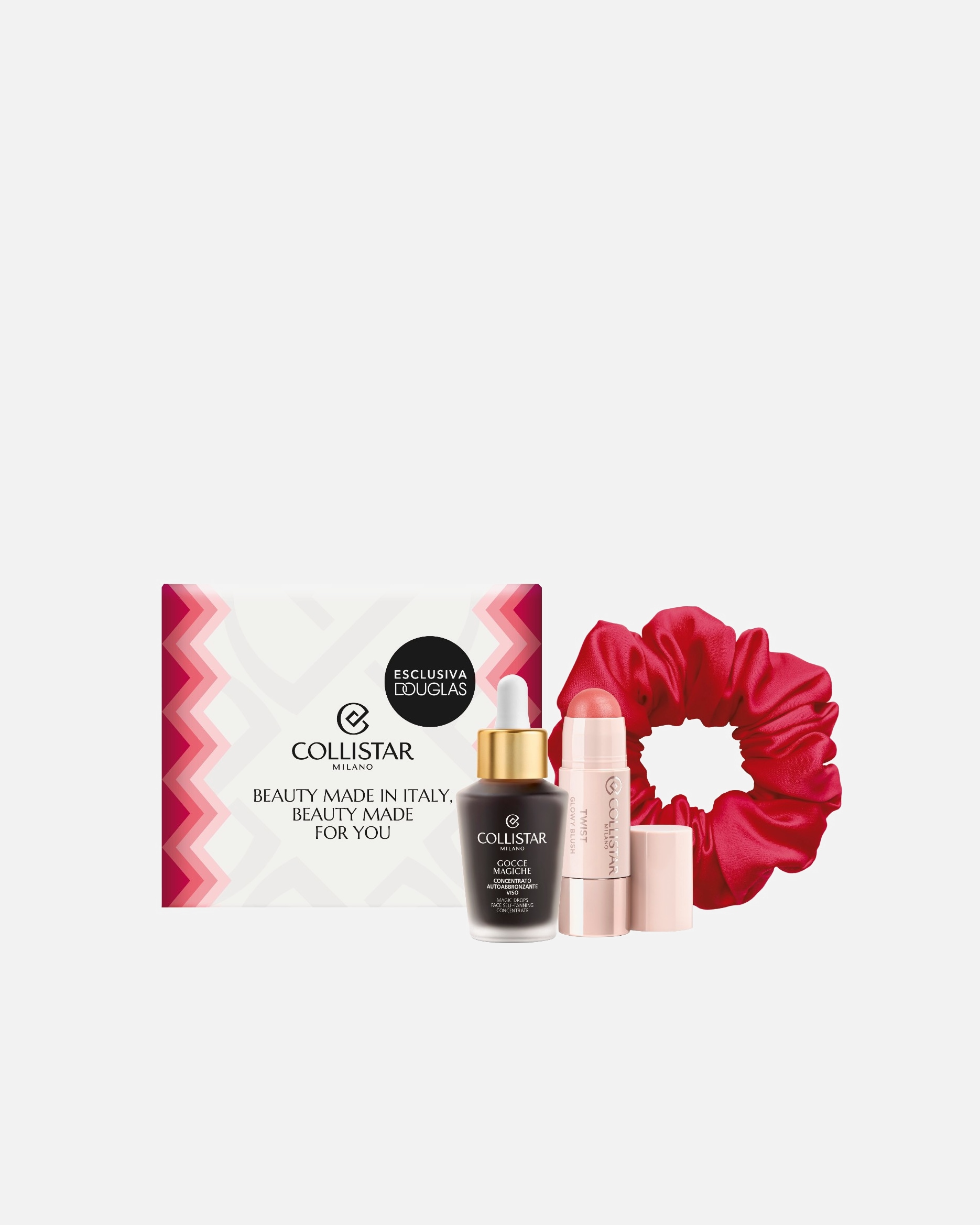 Set Protezione Solare di Unisex Collistar SUN KISSED LOOK: GOCCE MAGICHE AUTOABBRONZANTI 30ML + TWIST GLOWY BLUSH n°2 1 pezzo