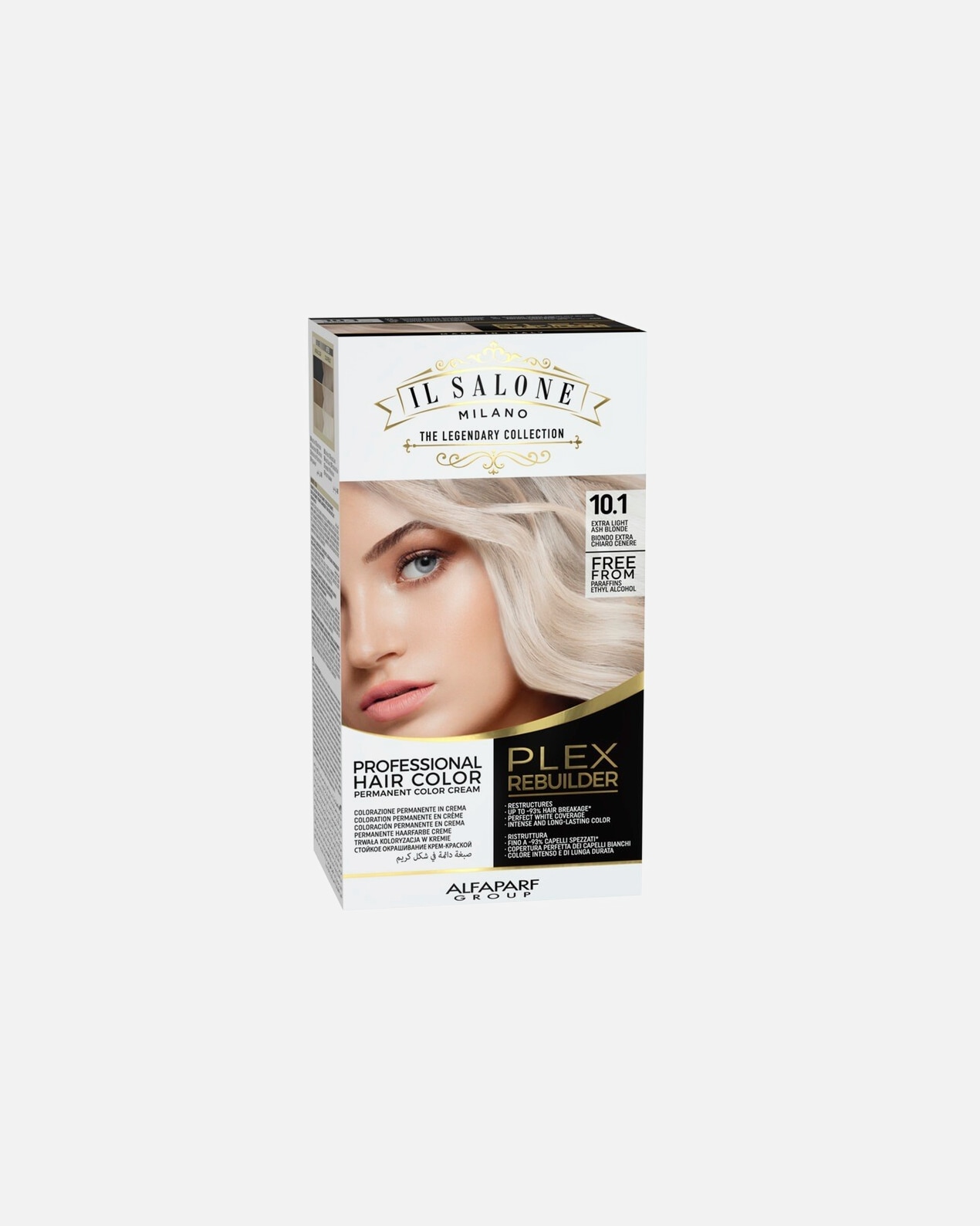 Tinta Capelli di Femmina ALFAPARF MILANO Il Salone Milano Plex Rebuilder - colorazione permanente 10.1 Biondo Extra Chiaro Cenere