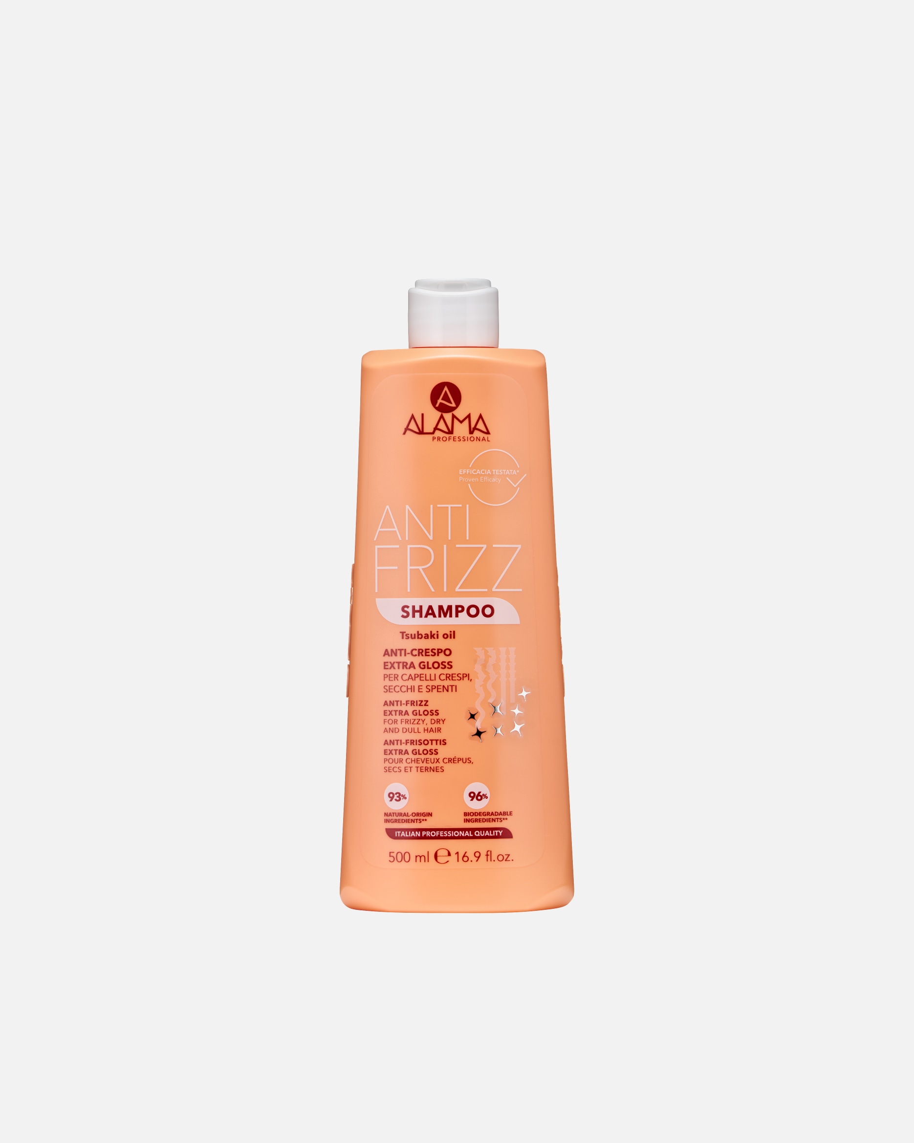 Shampoo capelli di Unisex Alama Professional Anti frizz Shampoo 500 ml