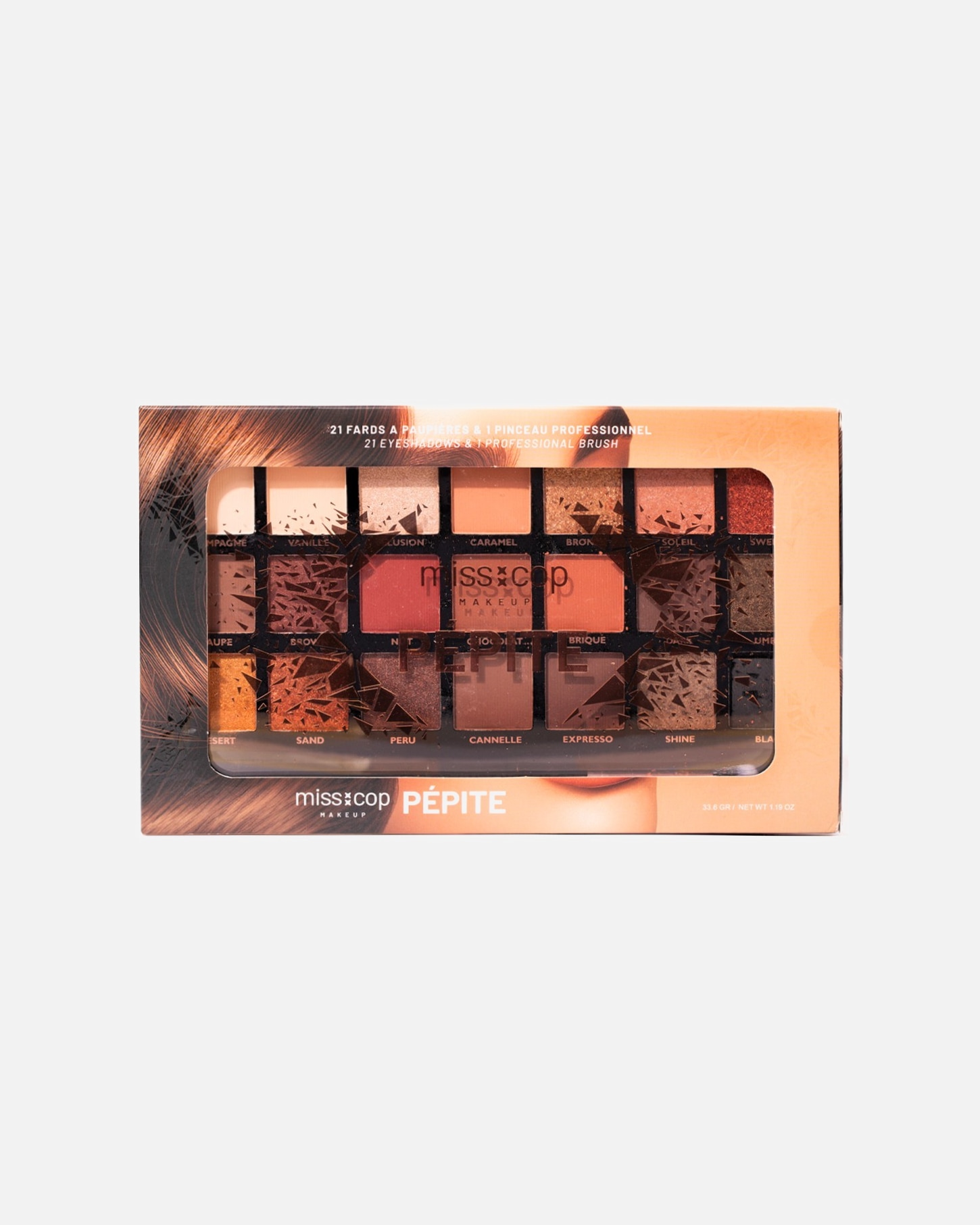 Set trucco occhi di Unisex Miss Cop Palette - Pepite 33.6 g