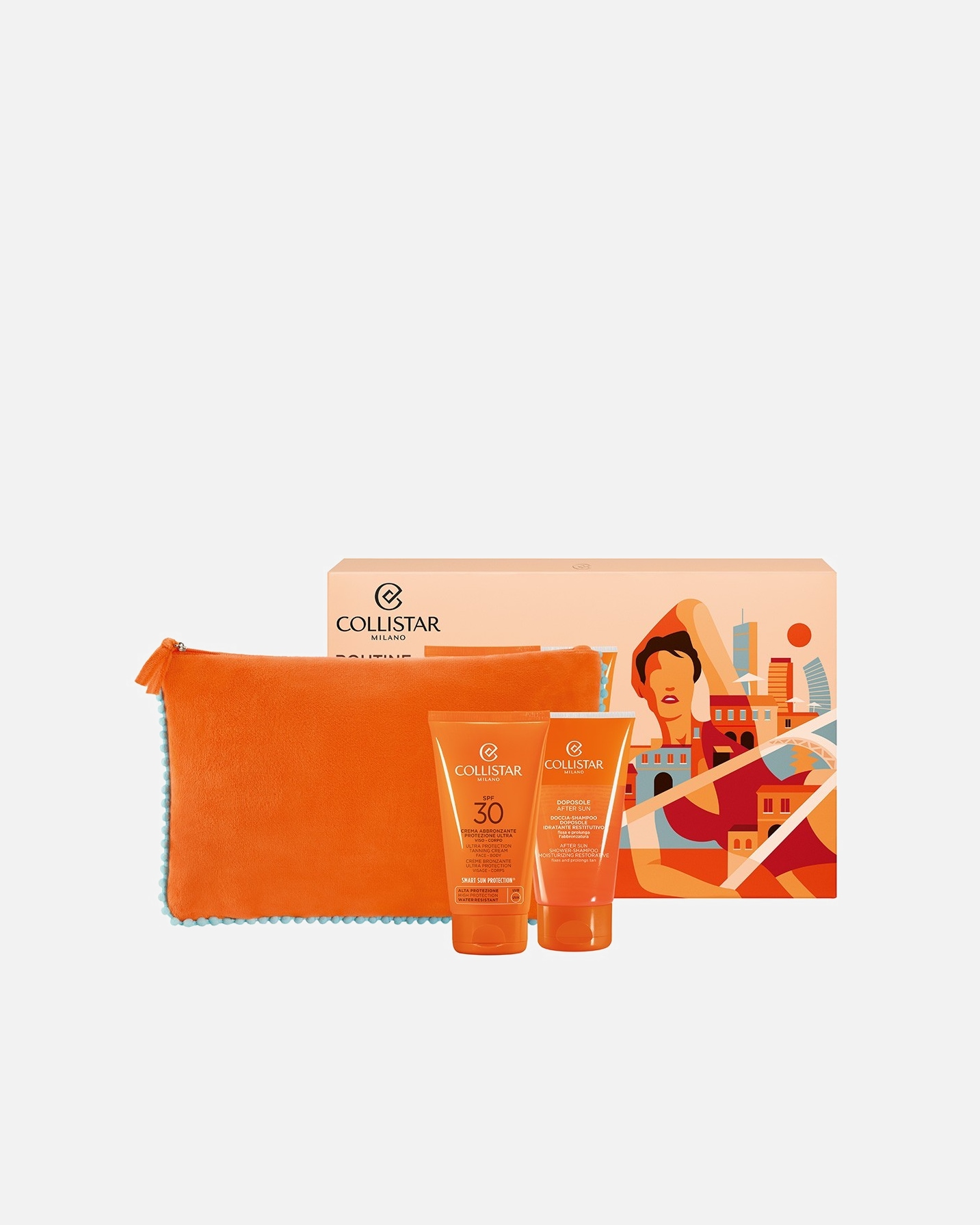 Set Protezione Solare di Unisex Collistar Solari COFANETTO CREMA ABBRONZANTE PROTEZIONE ULTRA SPF 30