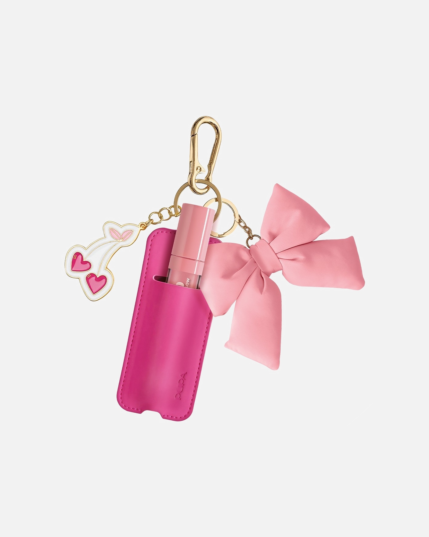 Balsamo labbra di Unisex PUPA Milano CANDY CLUB Liqui-balm labra + accessorio da borsa porta make-up 001 - SUGARED ALMOND