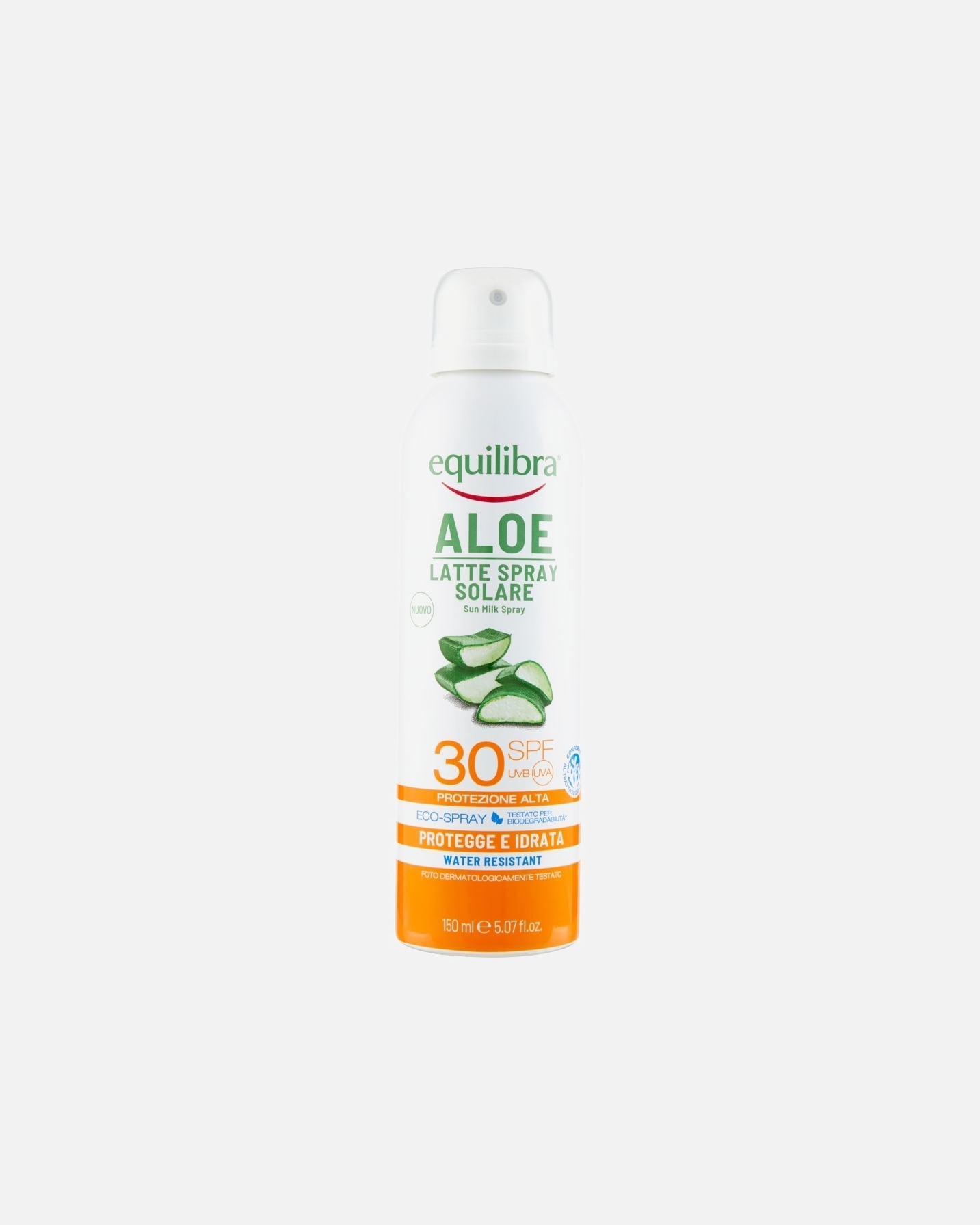 Crema solare di Unisex equilibra Aloe Latte Solare Spray SPF 30 150 ml