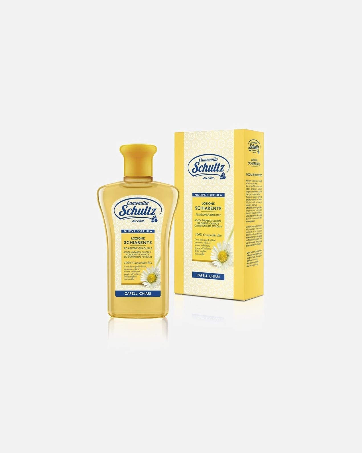 Fluido capelli di Femmina Shultz Lozione Schiarente Alla Camomilla 200 ml