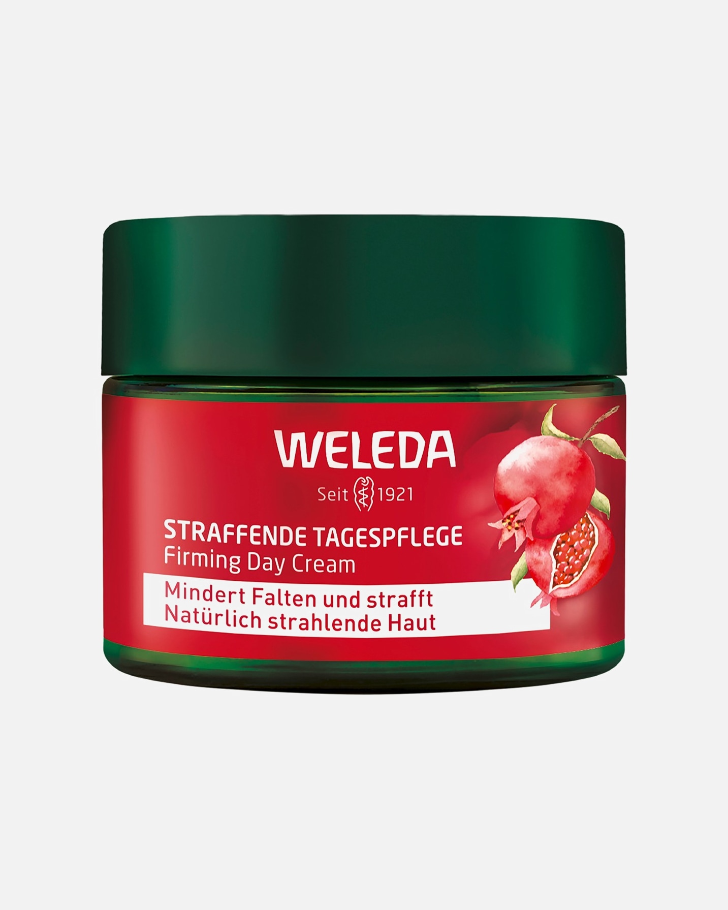 Trattamento viso di Unisex Weleda Granatapfel Trattamento rassodante da giorno Melograno e Peptidi di Maca 40 ml