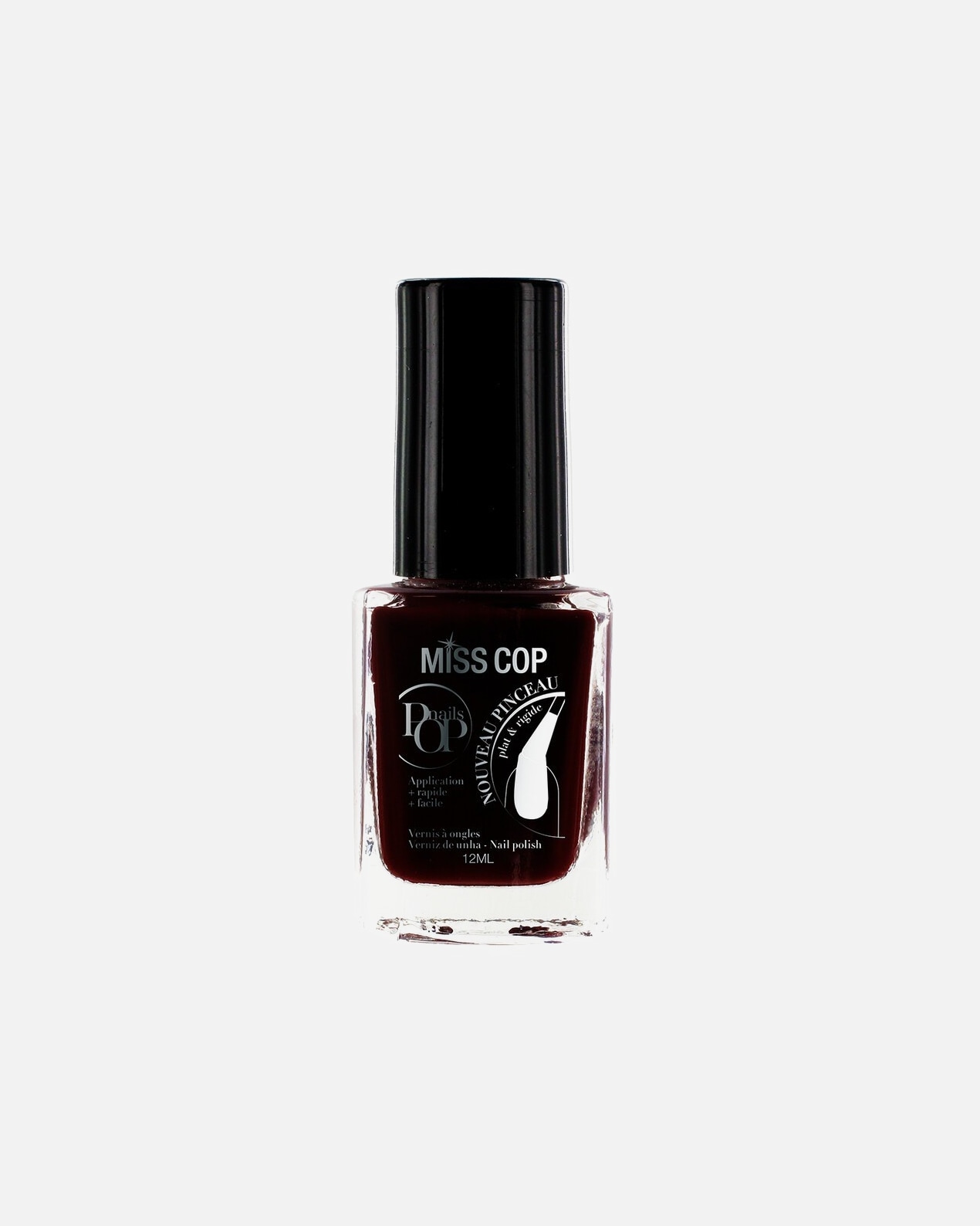 Smalto per unghie di Unisex Miss Cop Pop Nails 14 - ROUGE BORDEAUX