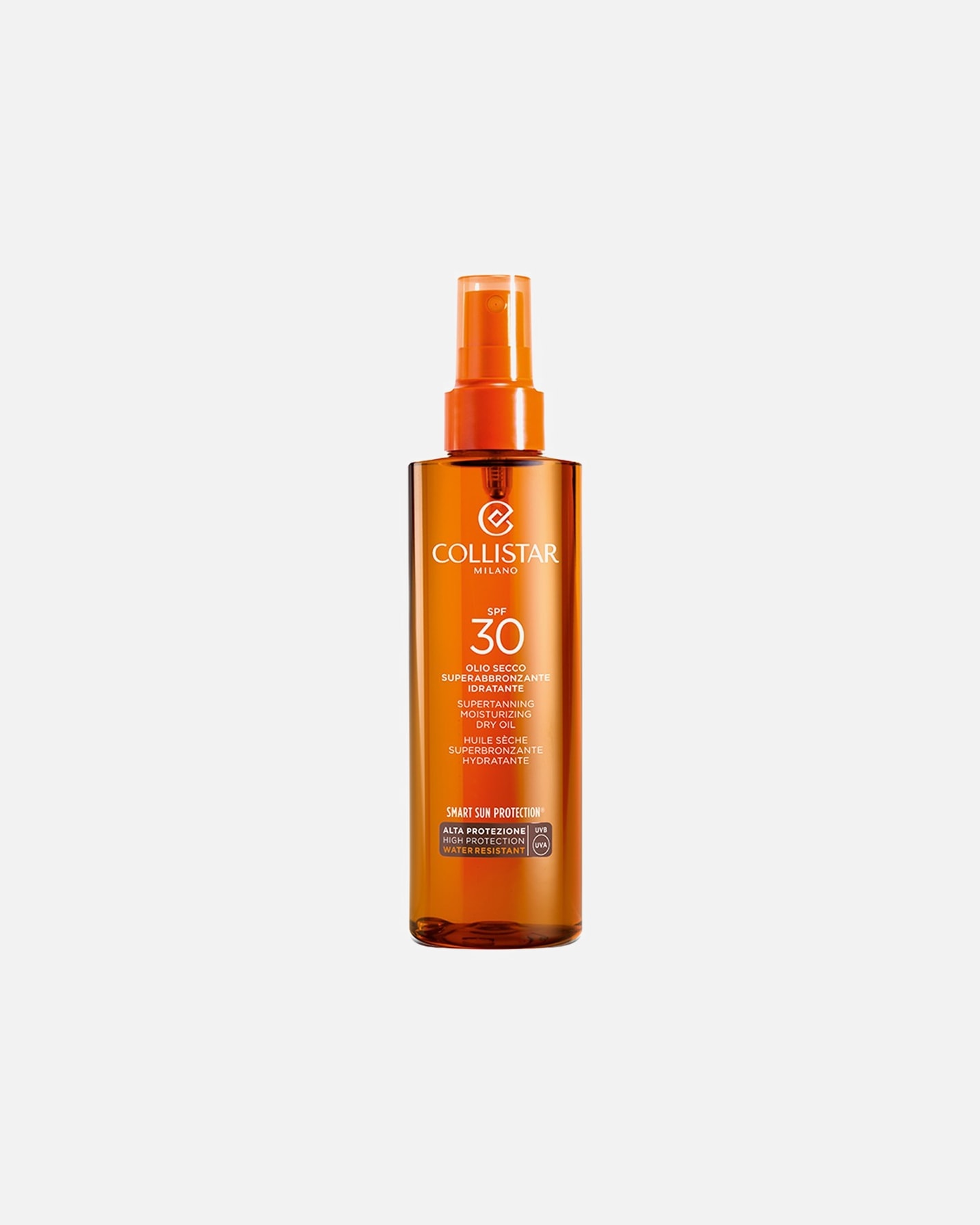 Spray Solare di Unisex Collistar Abbronzatura Perfetta Olio Secco Superabbronzante Idratante Spf 30 200 ml