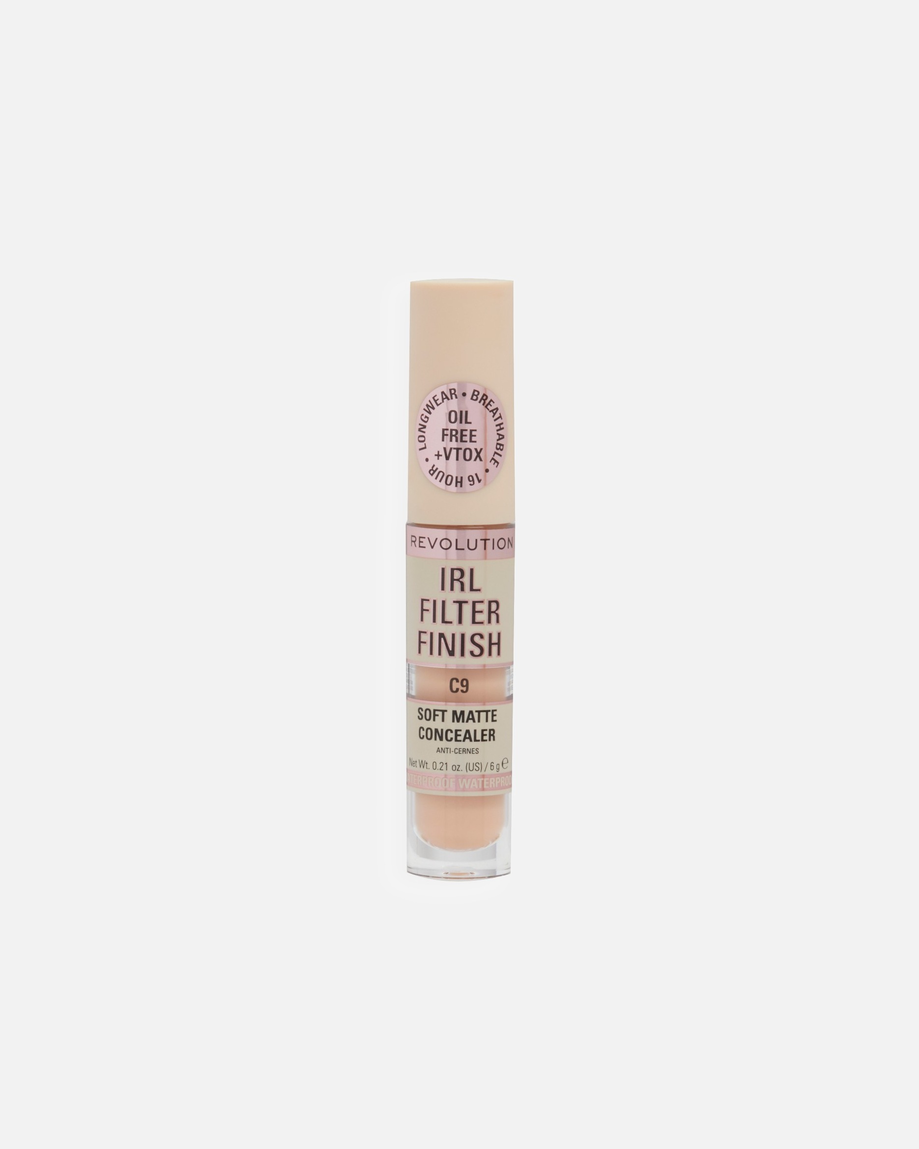 Correttore di Unisex Revolution IRL Filter Finish Concealer C9 - NUDE