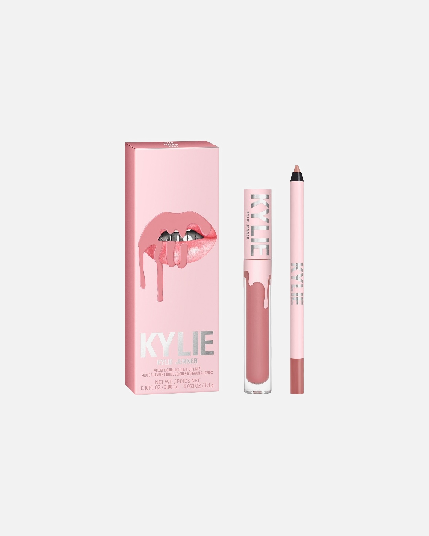 Set per il trucco delle labbra di Unisex KYLIE COSMETICS Velvet Lip Kit 705 Charm