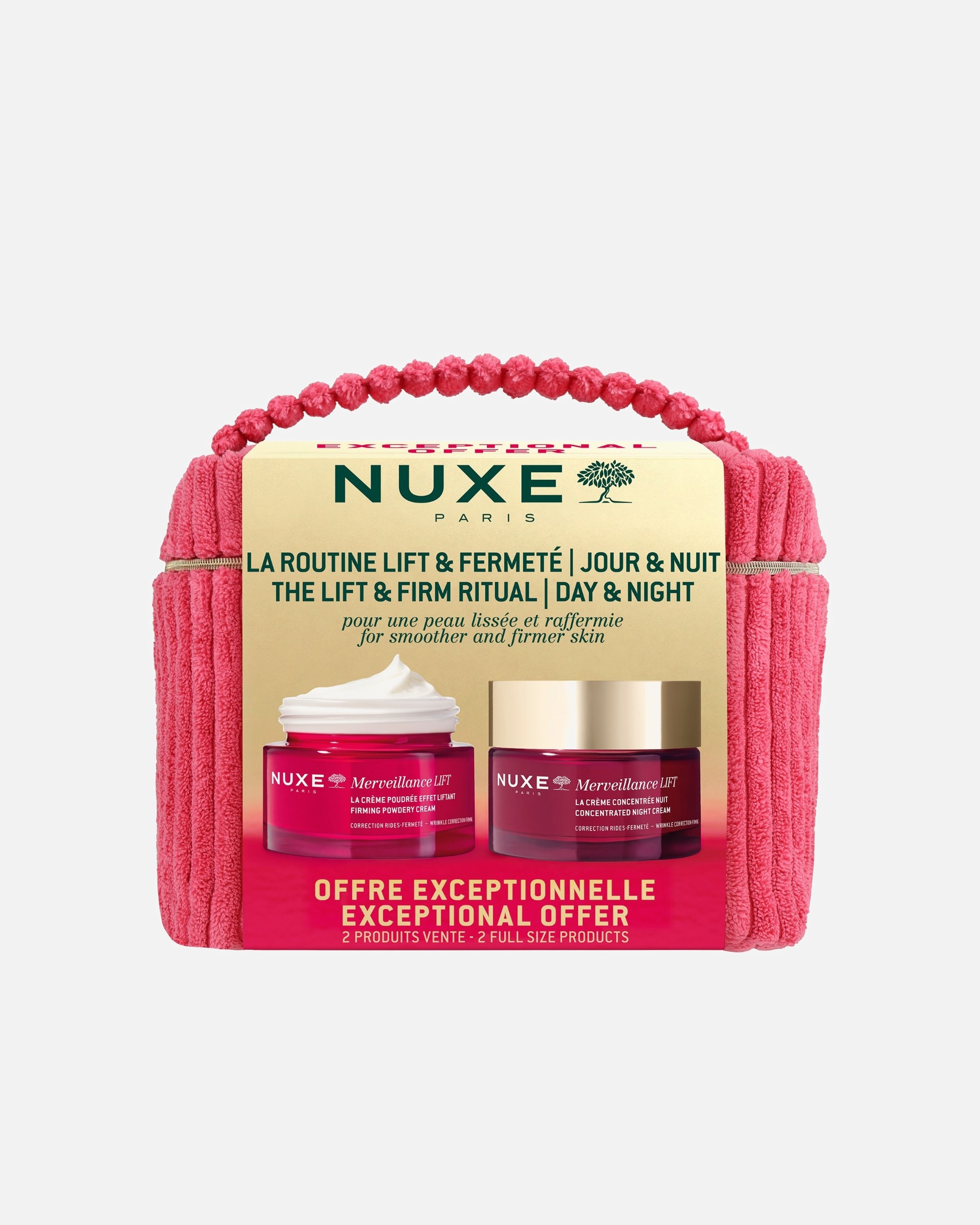 Set cura del viso di Unisex NUXE Merveillance Lift The Lift & Firm-Ritual 1 pezzo