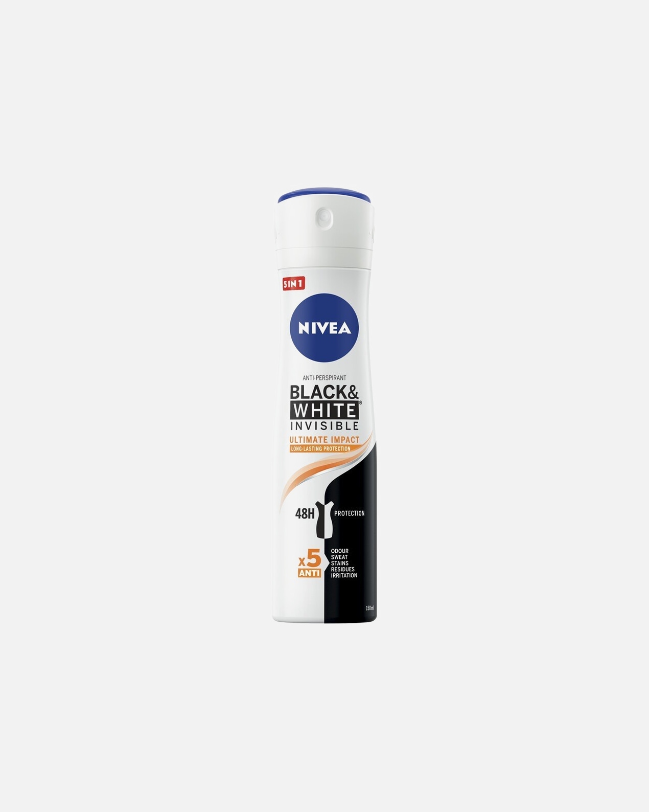Deodorante di Femmina NIVEA NIVEA Black & White Ultimate Impact Deodorante Spray 125 ml