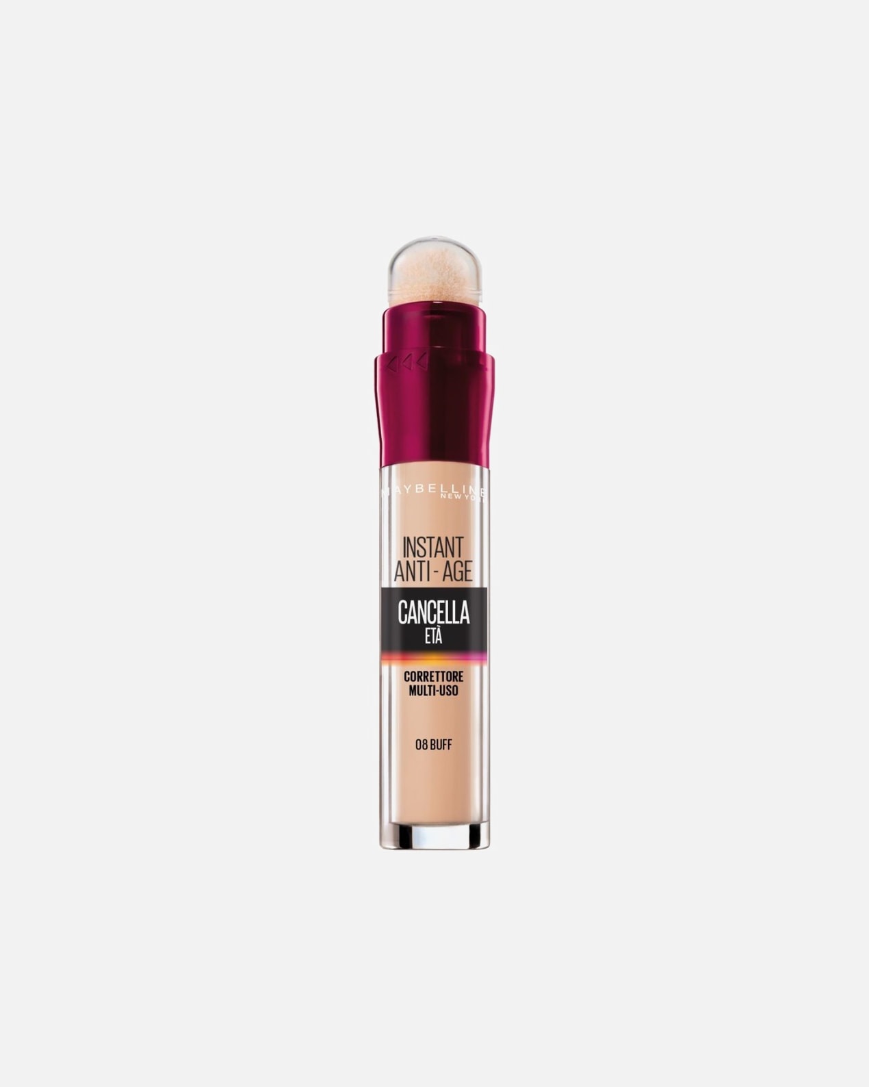 Correttore di Femmina MAYBELLINE NEW YORK Il Cancella Età, con Bacche di Goji e Haloxyl, Copre Occhiaie e Piccole Rughe Buff