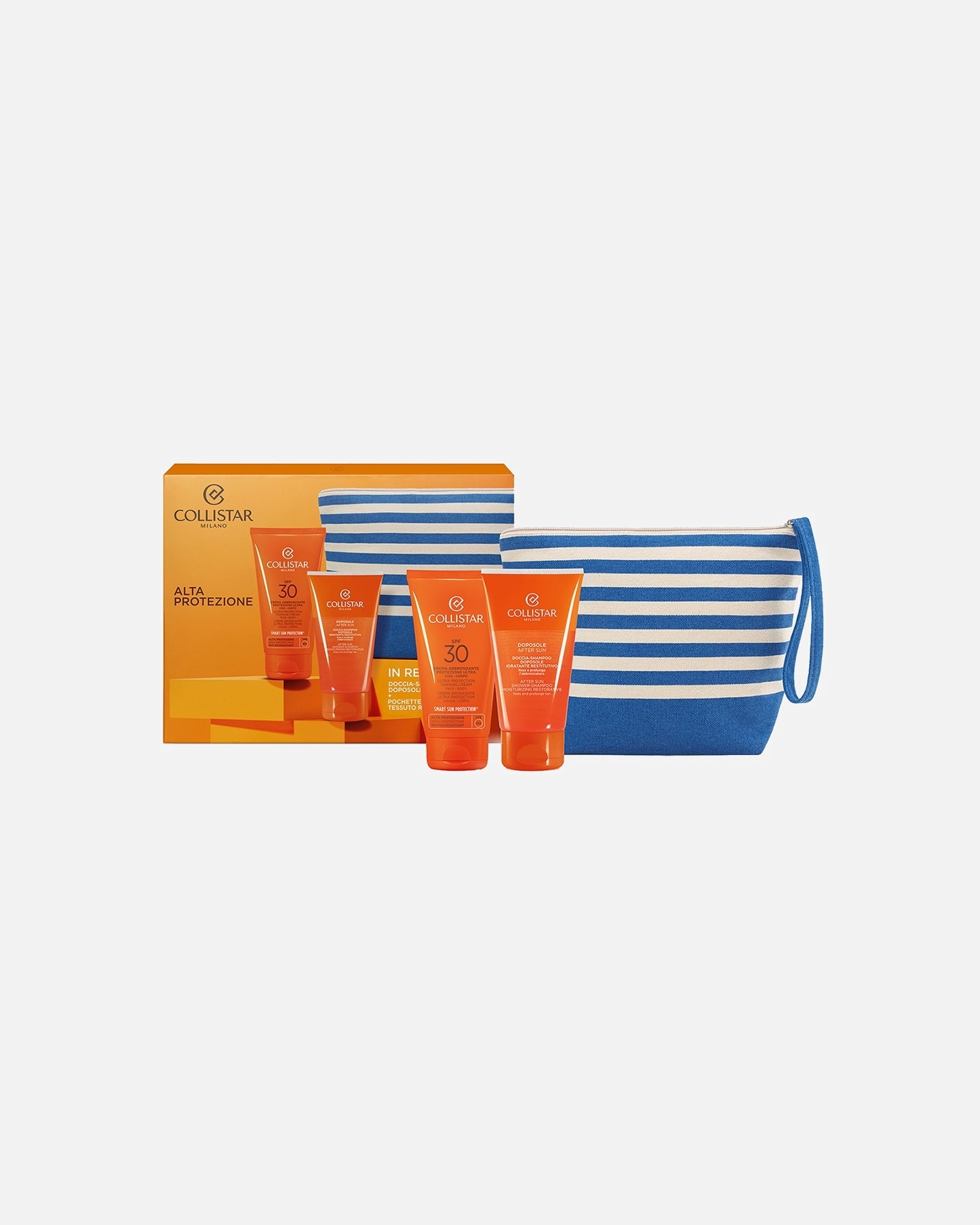 Set Protezione Solare di Unisex Collistar COFANETTO CREMA ABBRONZANTE PROTEZIONE ULTRA VISO-CORPO SPF 30 1 pz