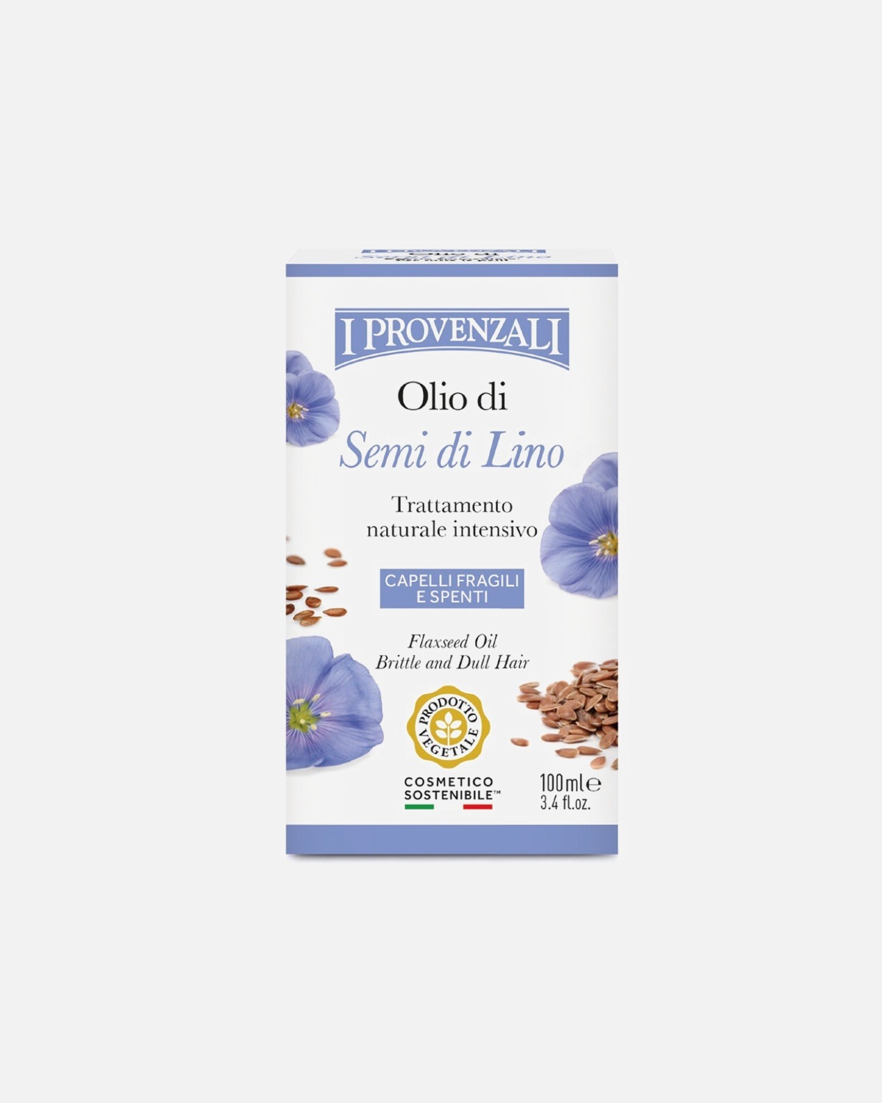 Olio capelli di Unisex I Provenzali Semi di Lino Olio di Semi Di Lino 100 ml
