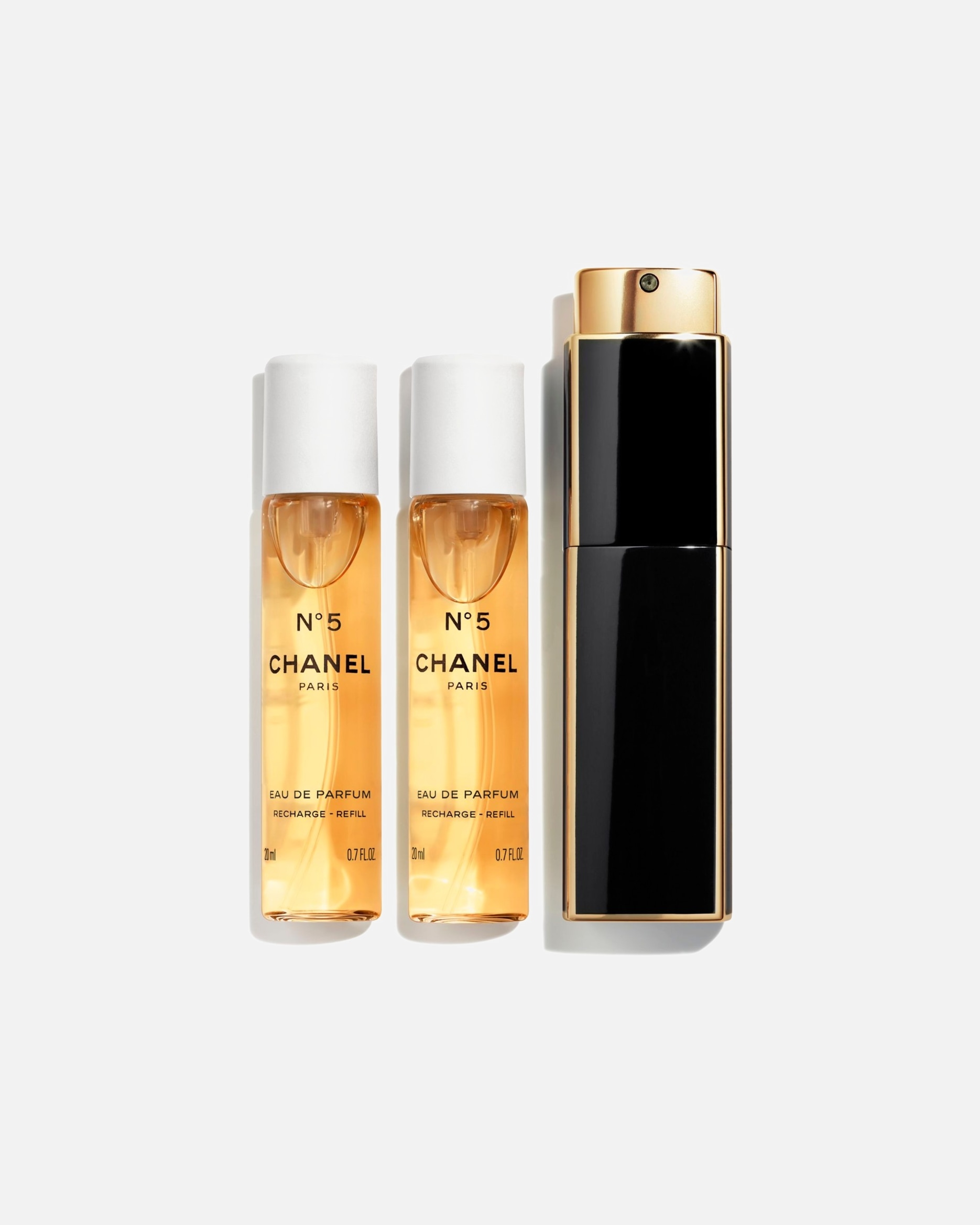 Eau de Parfum di Unisex CHANEL N°5 TWIST AND SPRAY 3x20ml 60 ml