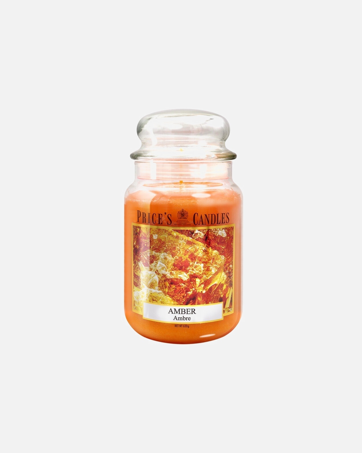 Candela di Unisex PRICE'S CANDLES Amber scented candle in large jar 1 pz