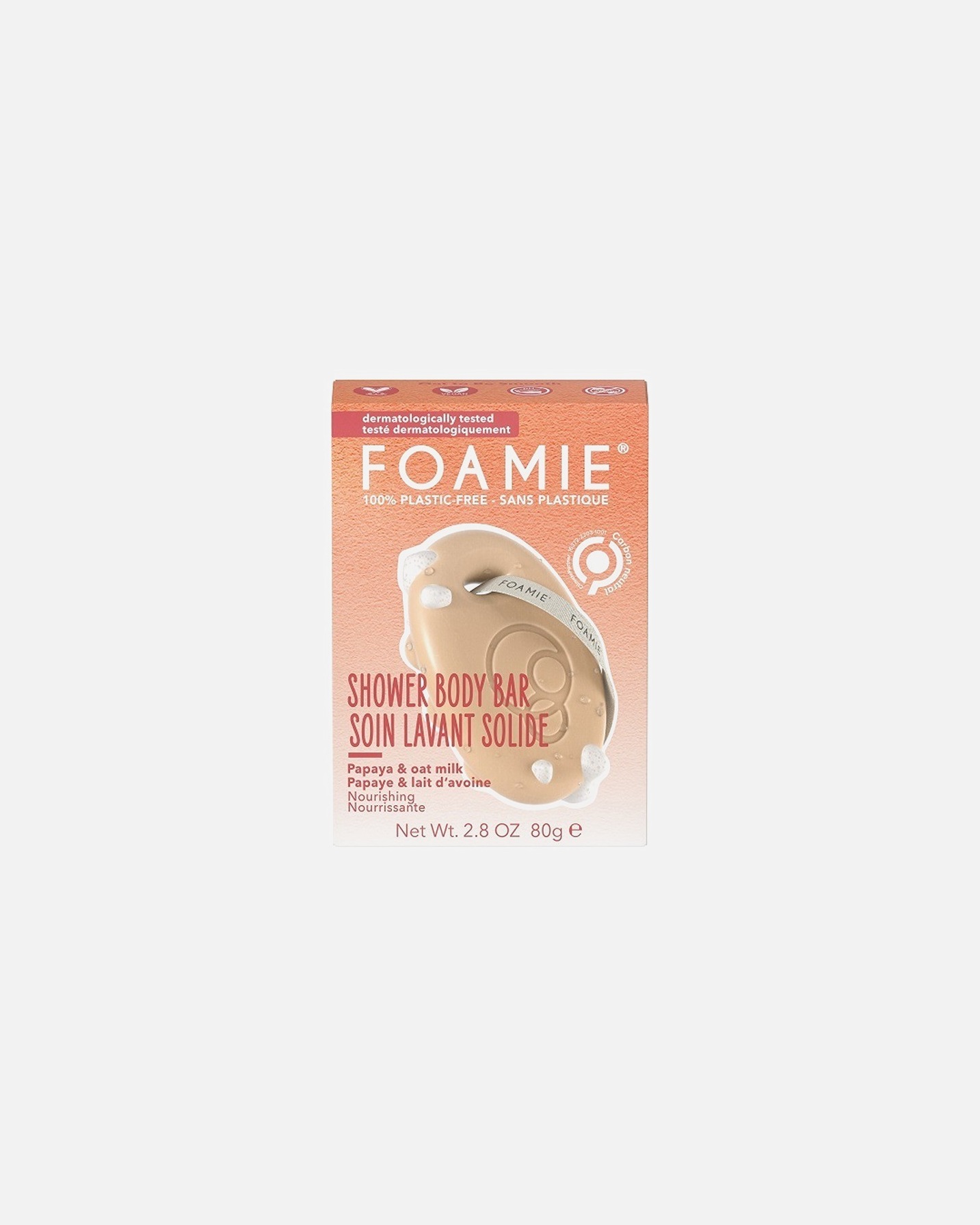 Sapone corpo di Unisex FOAMIE Body Bar Oat To Be Smooth 1 pz
