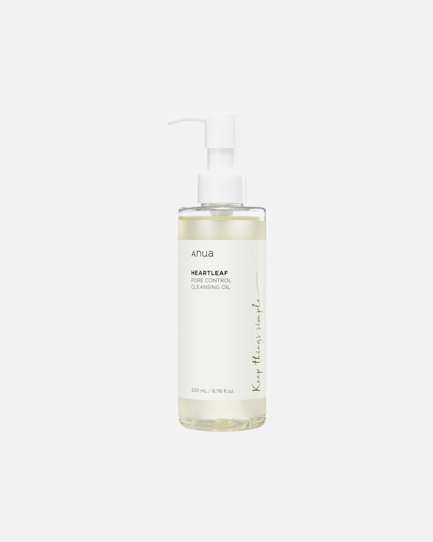 Olio viso di Unisex Anua Heartleaf Pore Control Cleansing Oil 200 ml