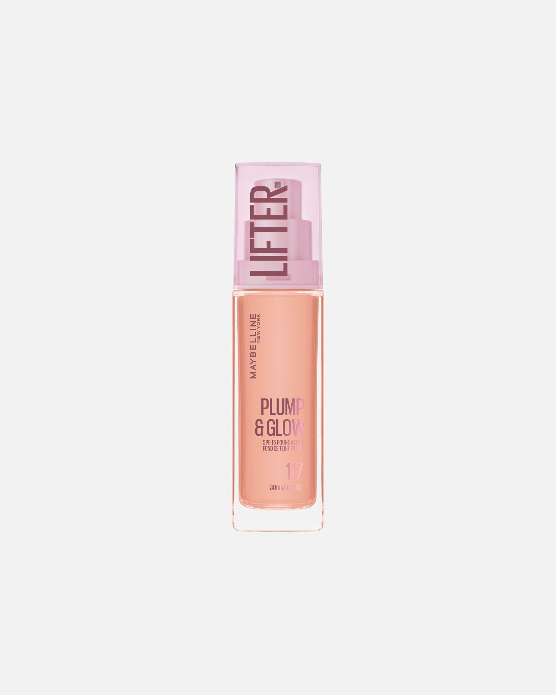 Fondotinta di Unisex MAYBELLINE NEW YORK Lifter Plump & Glow 117
