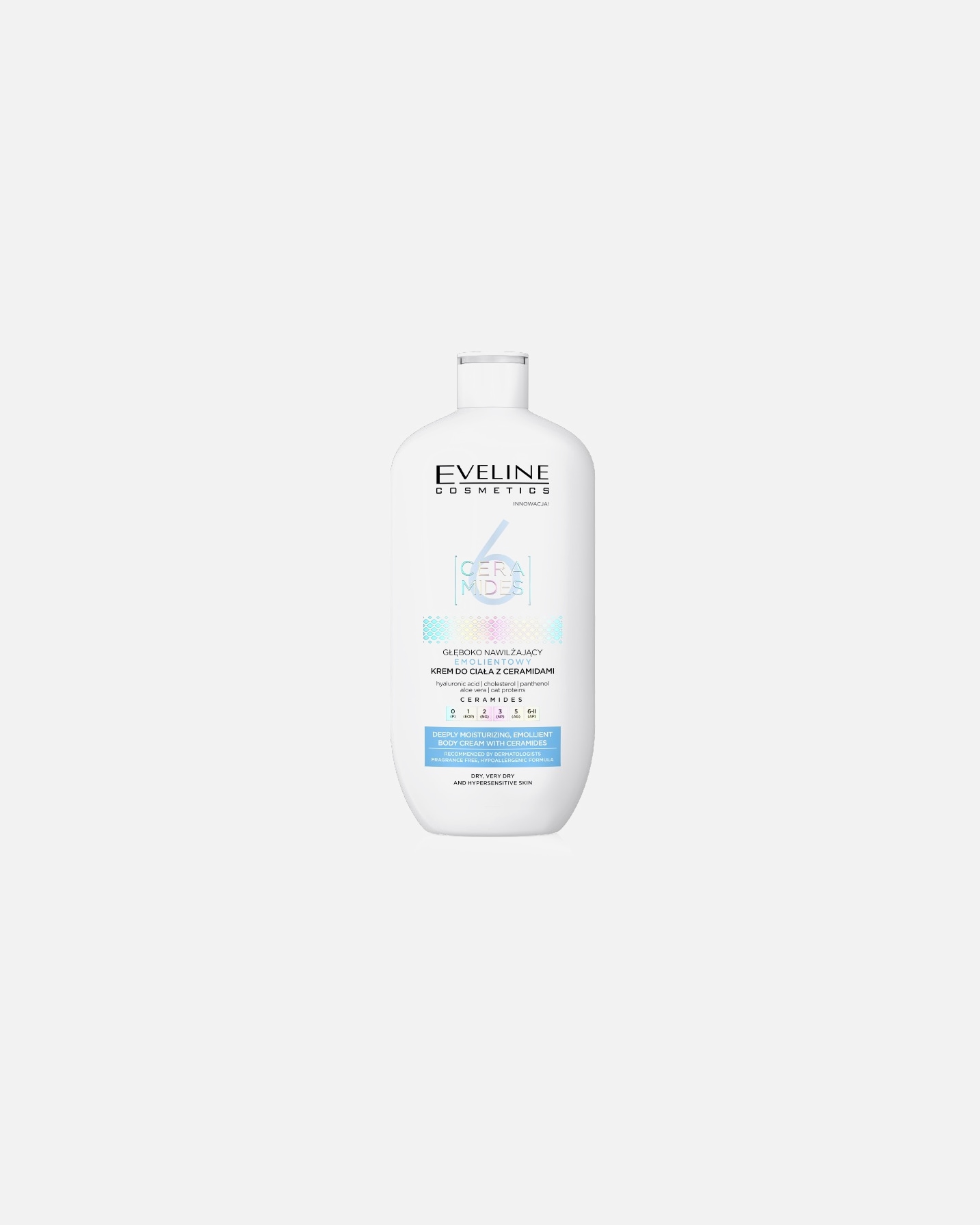 Lozione corpo di Unisex Eveline Cosmetics 6 CERAMIDES DEEPLY MOISTURIZING 350 ml