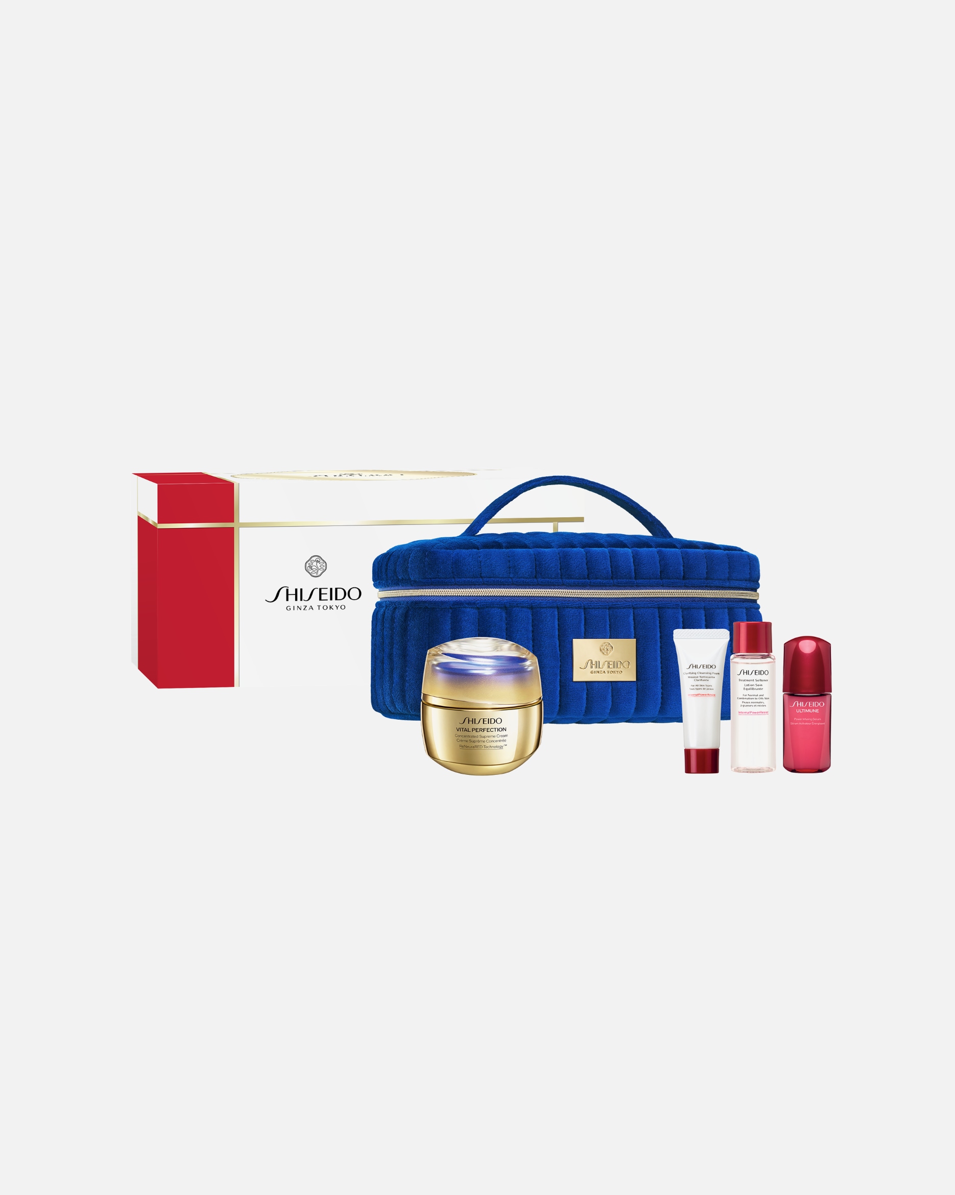 Set cura del viso di Femmina SHISEIDO Vital Perfection VPN SUPREME HOLIDAY POUCH SET 1 pezzo