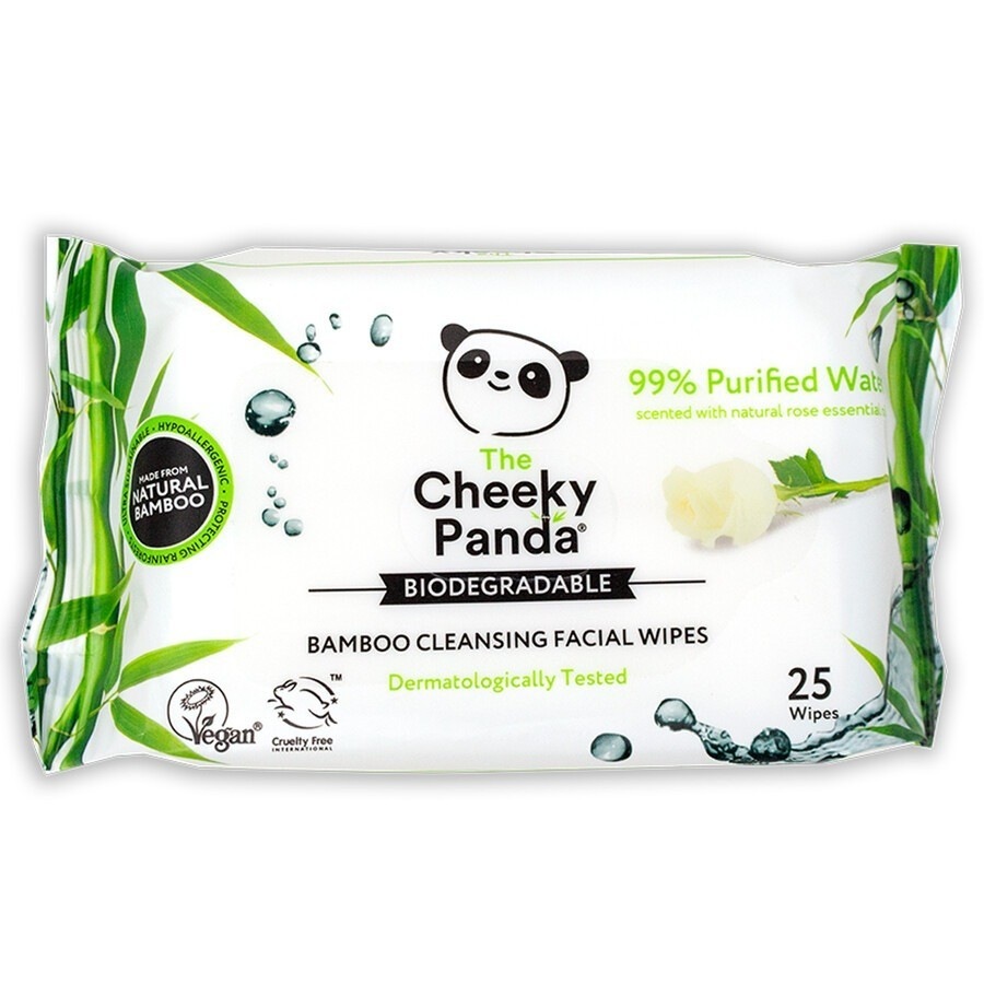 The Cheeky Panda Cleansing Wipes - Rose