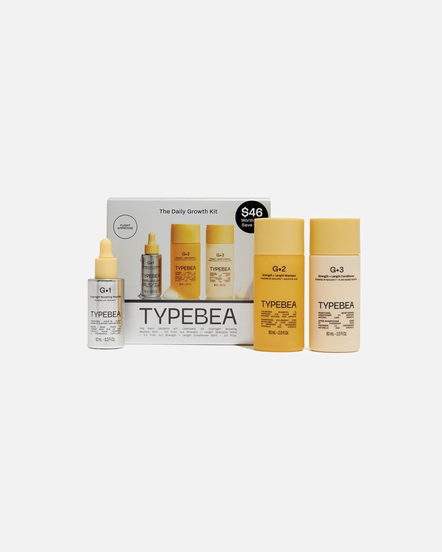 Set cura dei capelli di Unisex TYPEBEA G•Line The Daily Growth Kit 1 pezzo