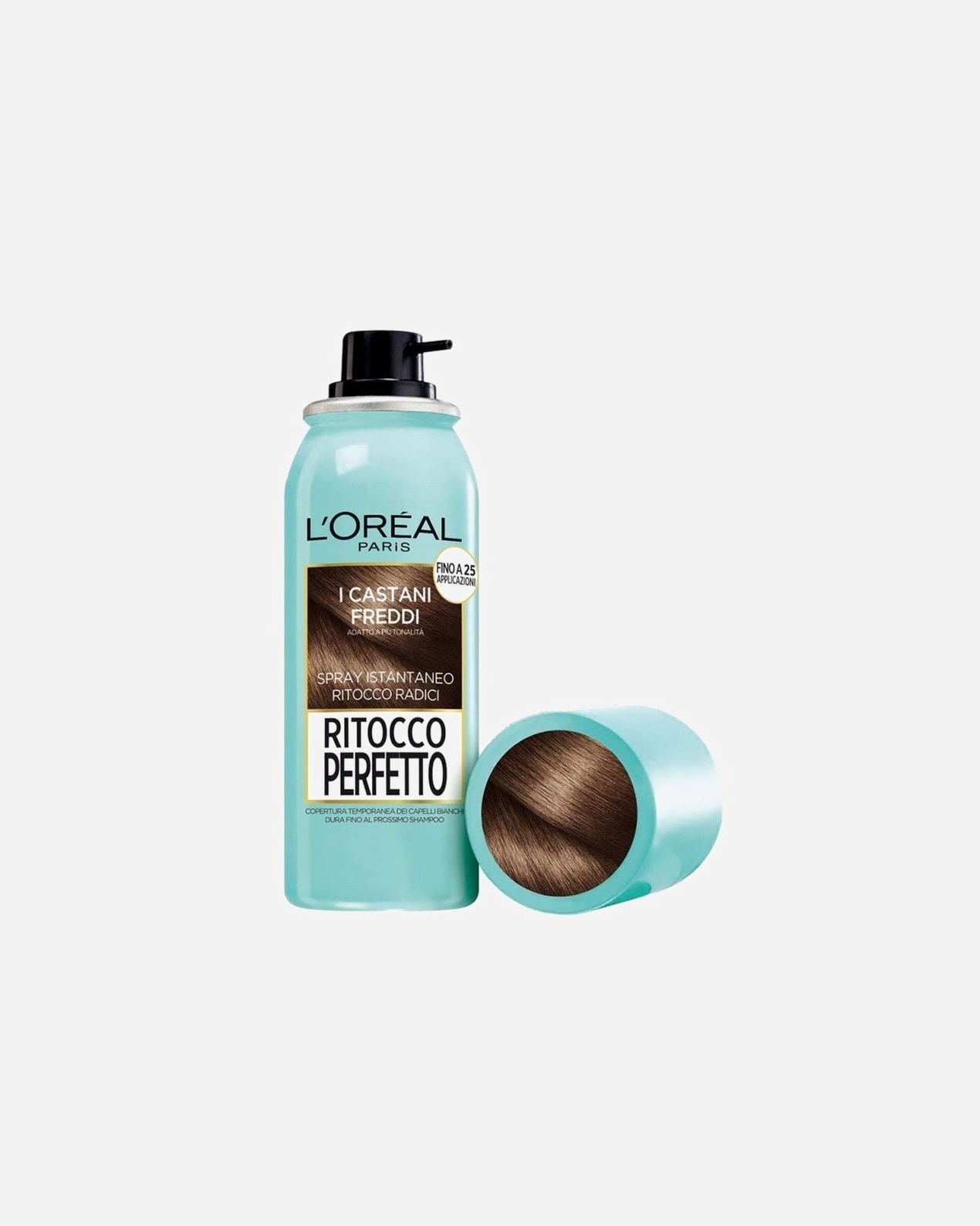 Colorazione capelli di Unisex L'Oréal Paris Botanicals Ritocco Perfetto, Colorazione Ricrescita, Copre i Capelli Bianchi e Dura 1 Shampoo, Castano Dorato, 7 - COLD BROWN
